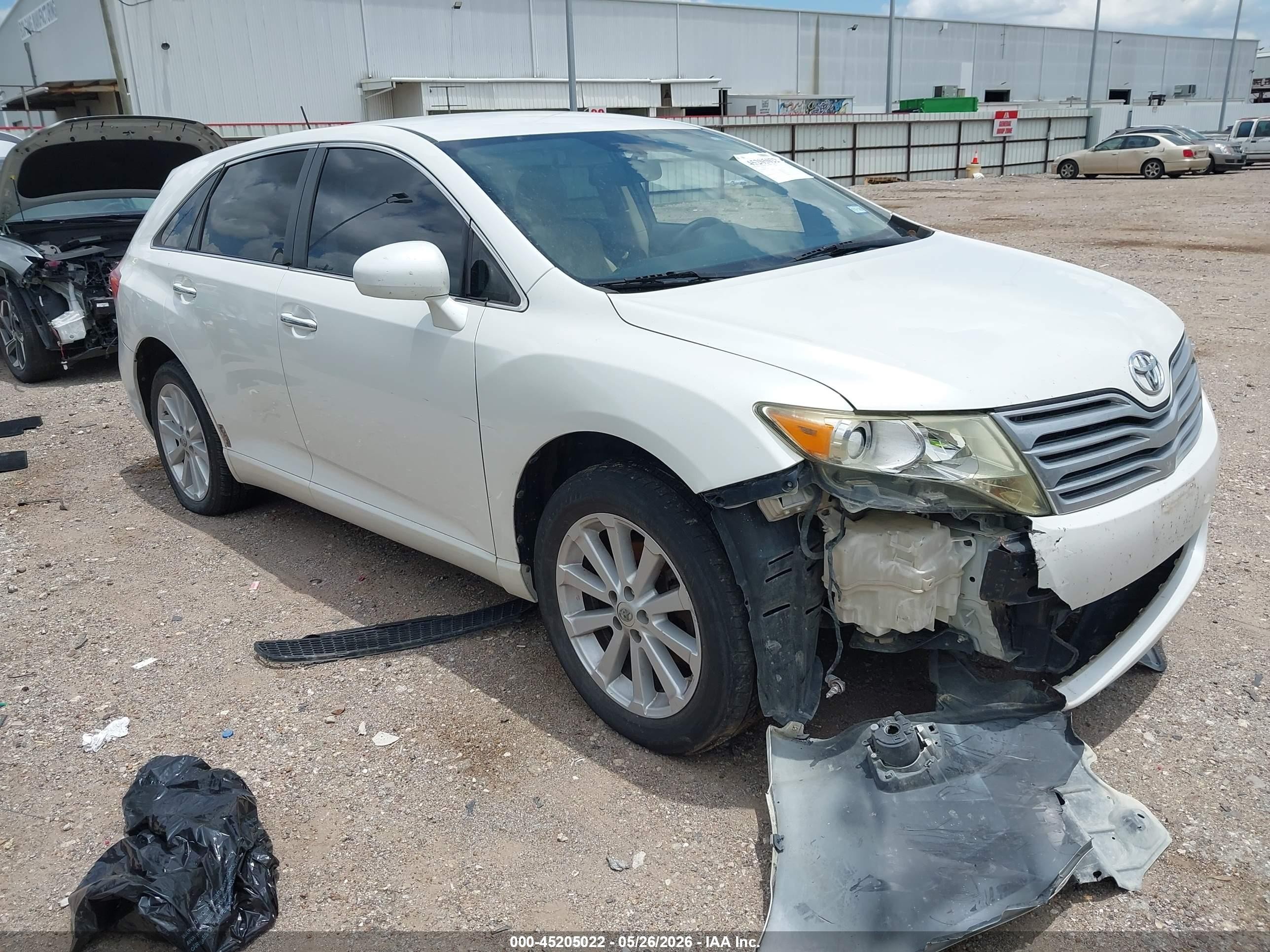 2011 Toyota Venza White vin: 4T3ZA3BB9BU039883
