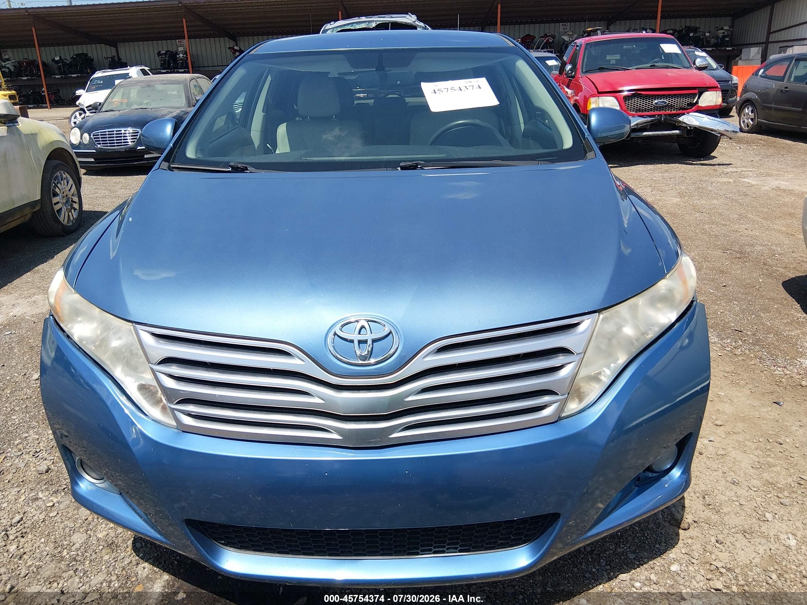 2011 Toyota Venza   Blue vin: 4T3ZA3BB9BU053122