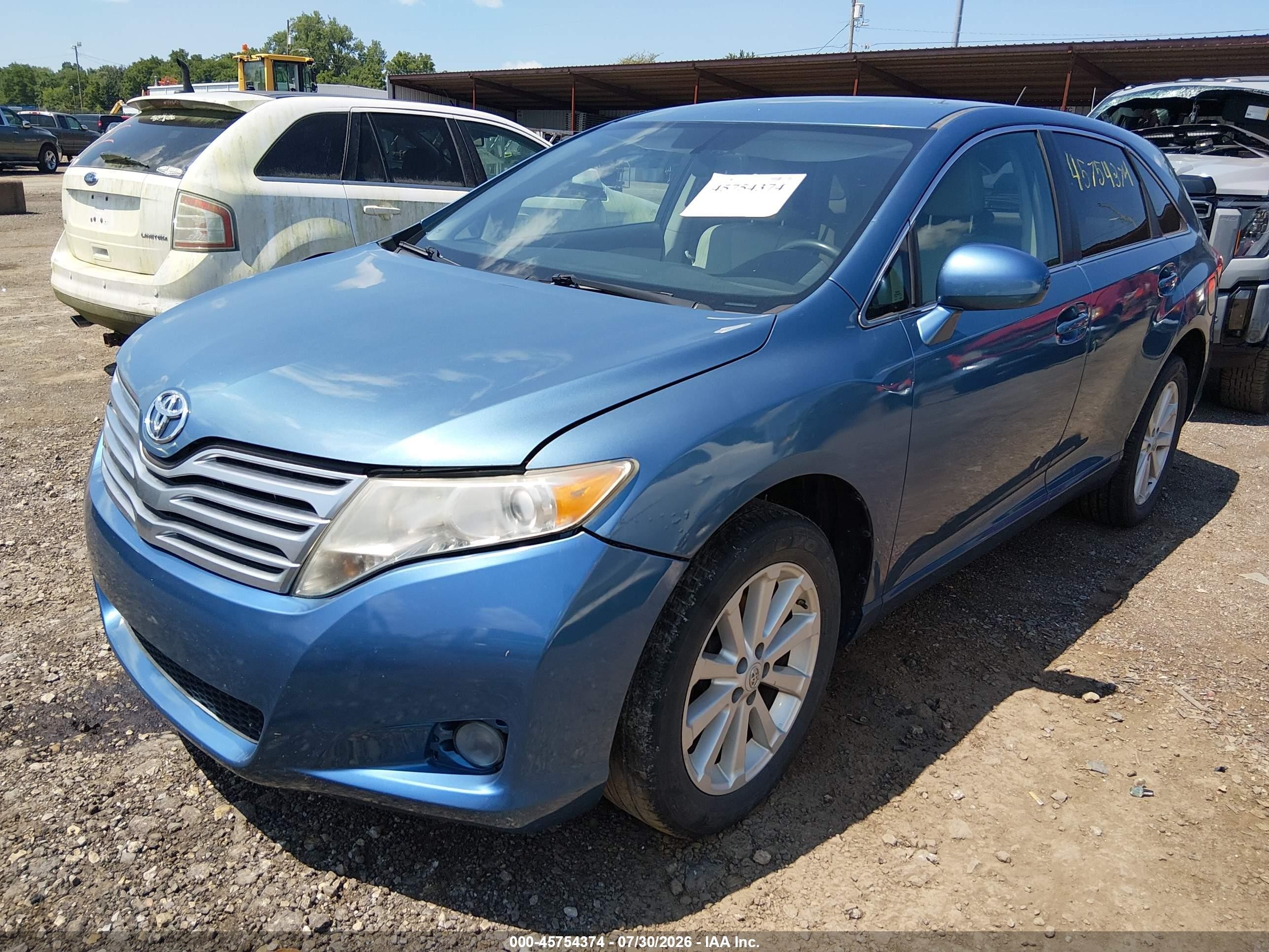 2011 Toyota Venza   Blue vin: 4T3ZA3BB9BU053122