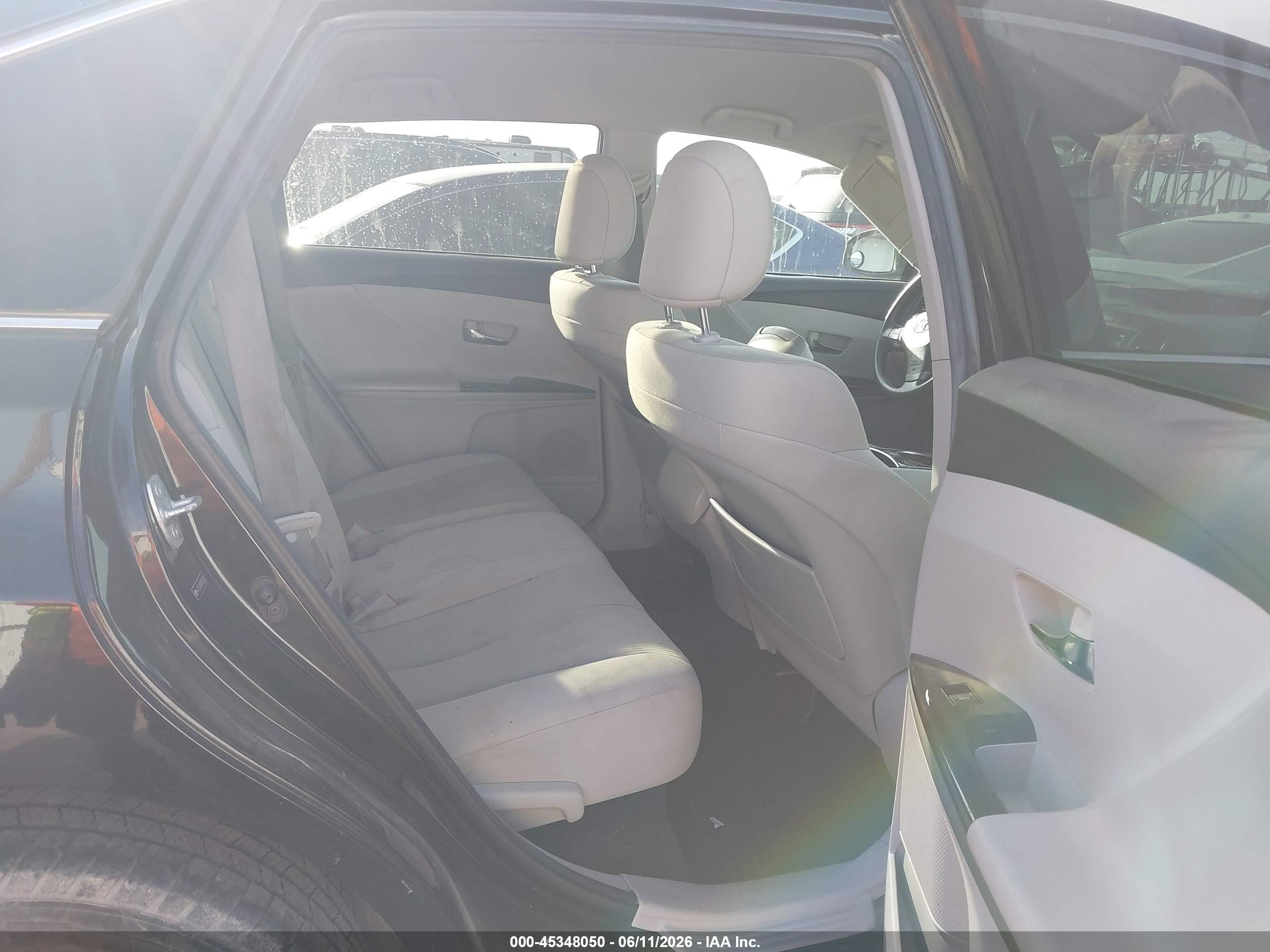 2012 Toyota Venza Le Black vin: 4T3ZA3BB9CU057883