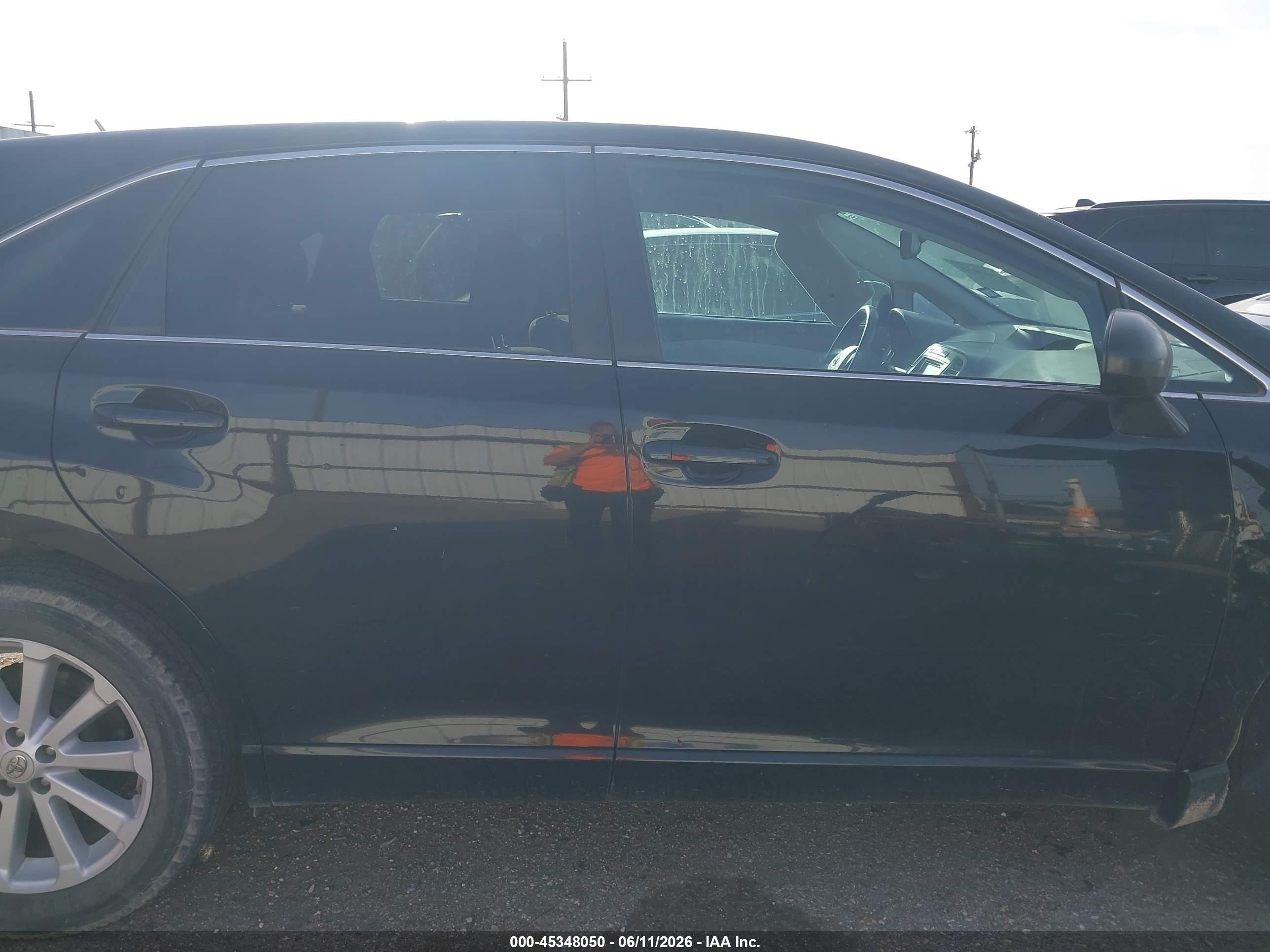 2012 Toyota Venza Le Black vin: 4T3ZA3BB9CU057883