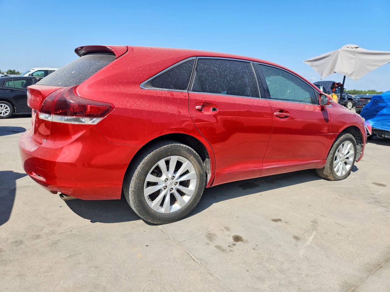 2013 Toyota Venza Le Red vin: 4T3ZA3BB9DU067895