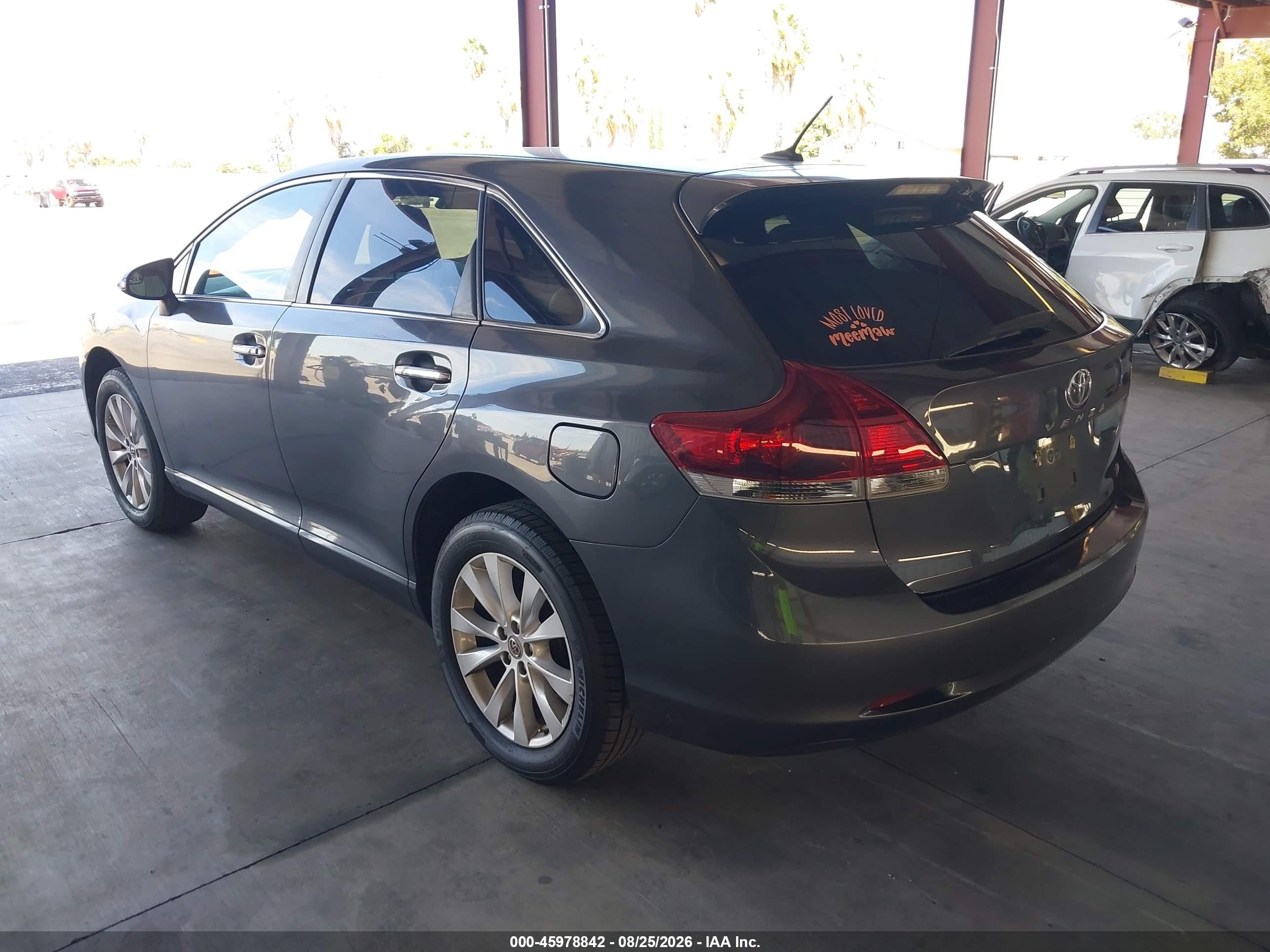 2013 Toyota Venza Xle Gray vin: 4T3ZA3BB9DU070750