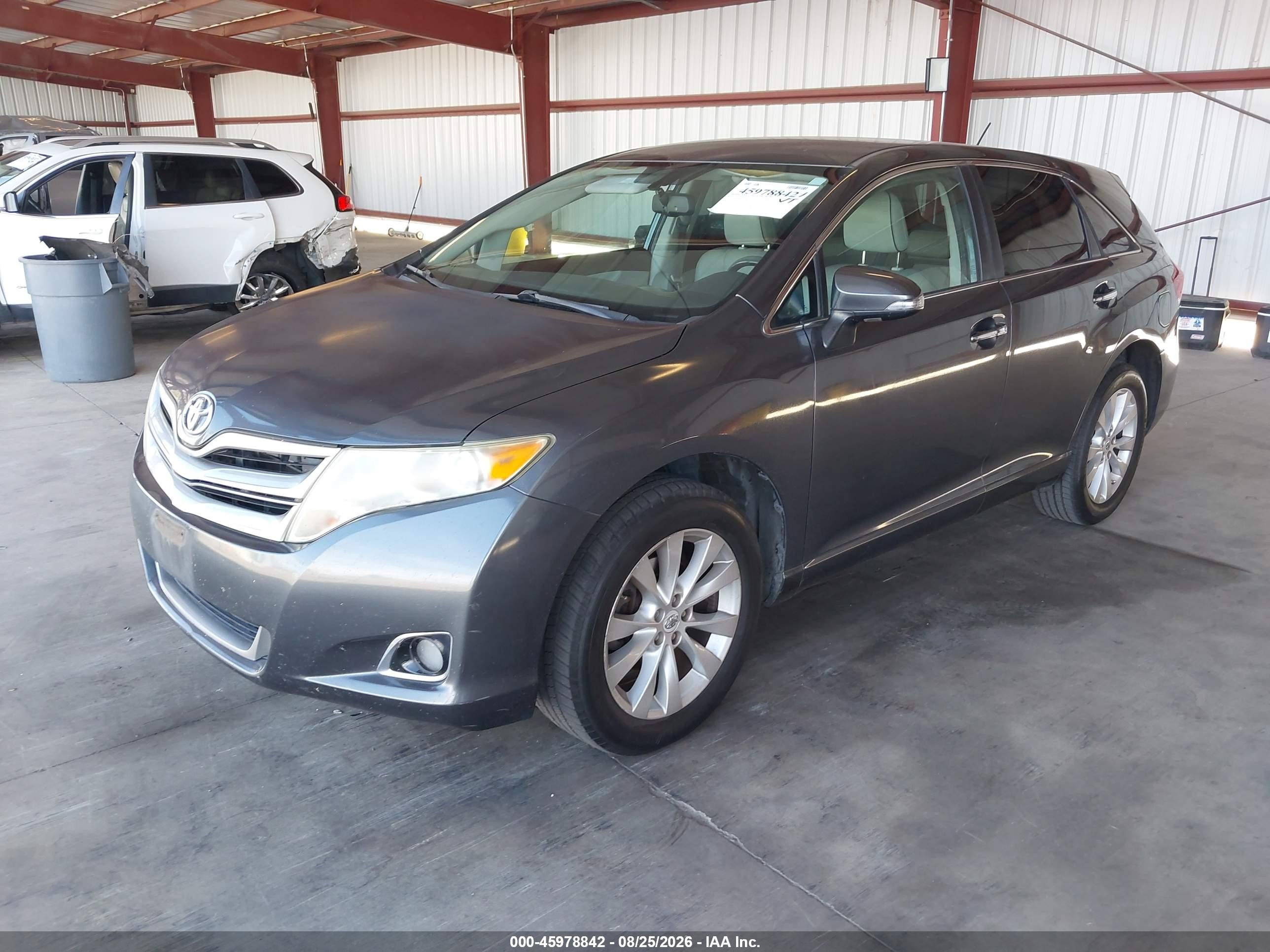 2013 Toyota Venza Xle Gray vin: 4T3ZA3BB9DU070750