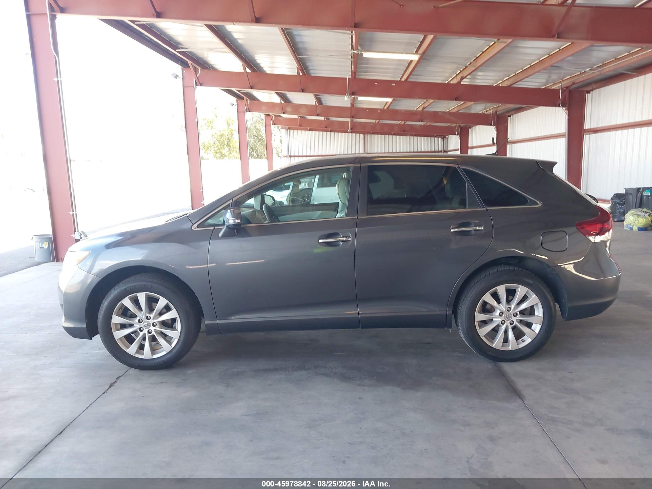 2013 Toyota Venza Xle Gray vin: 4T3ZA3BB9DU070750