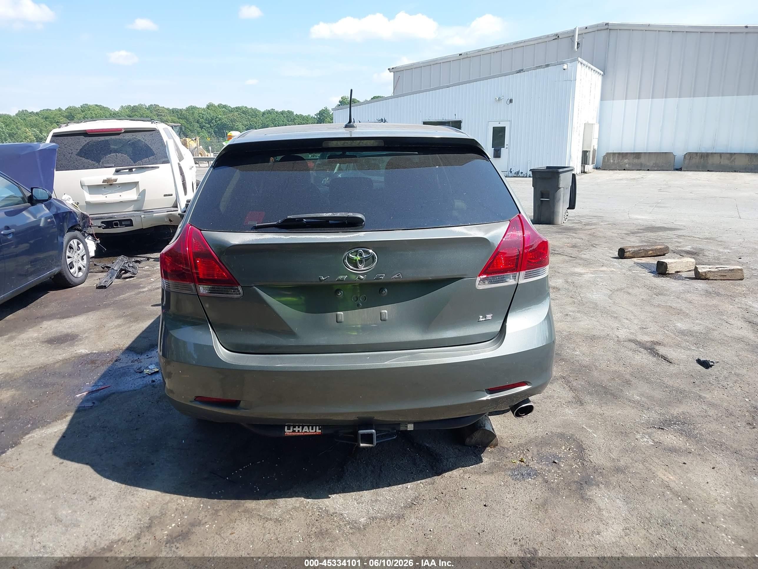 2013 Toyota Venza Le Gray vin: 4T3ZA3BB9DU077617