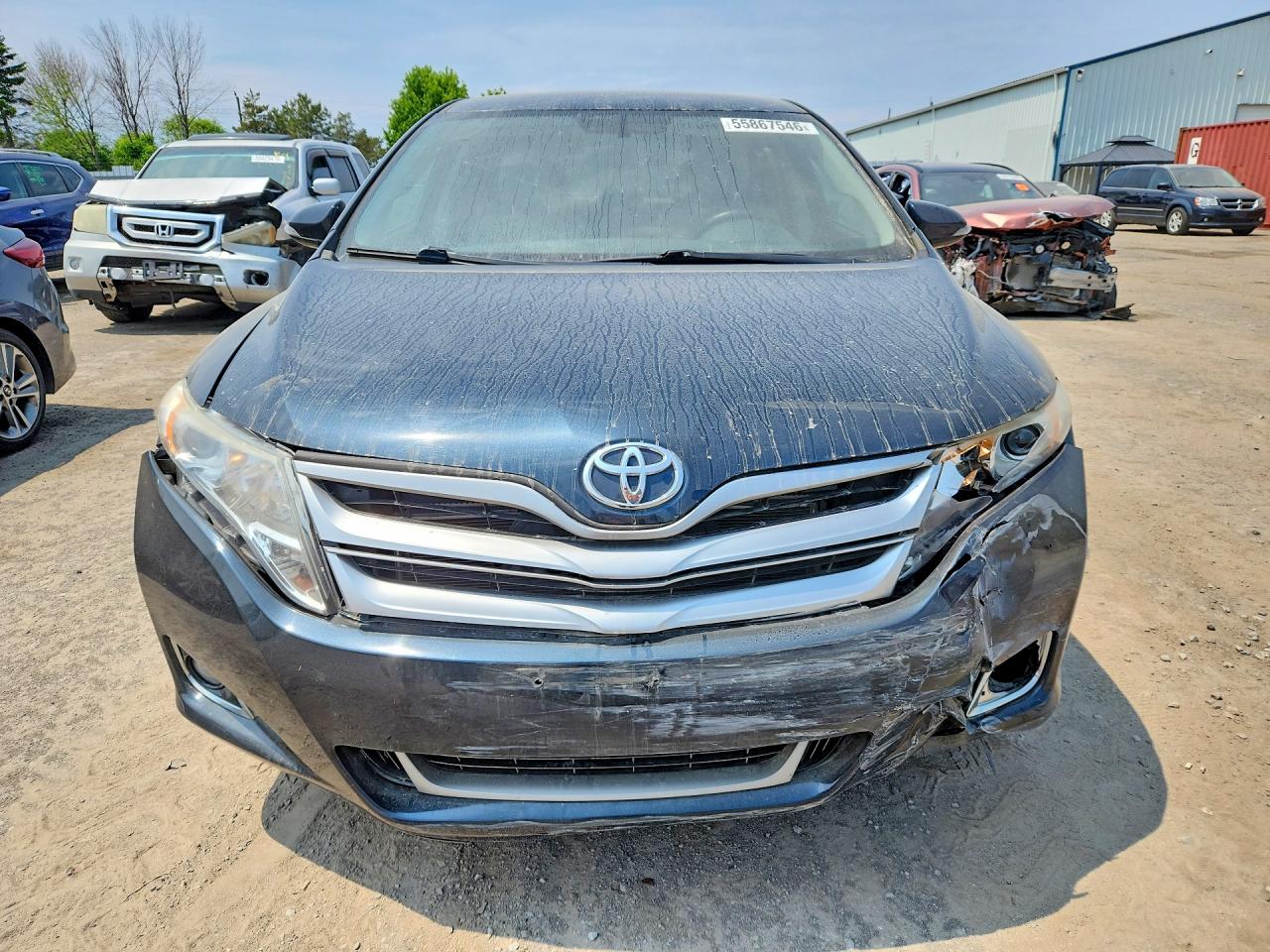 2014 Toyota Venza Le Blue vin: 4T3ZA3BB9EU083810