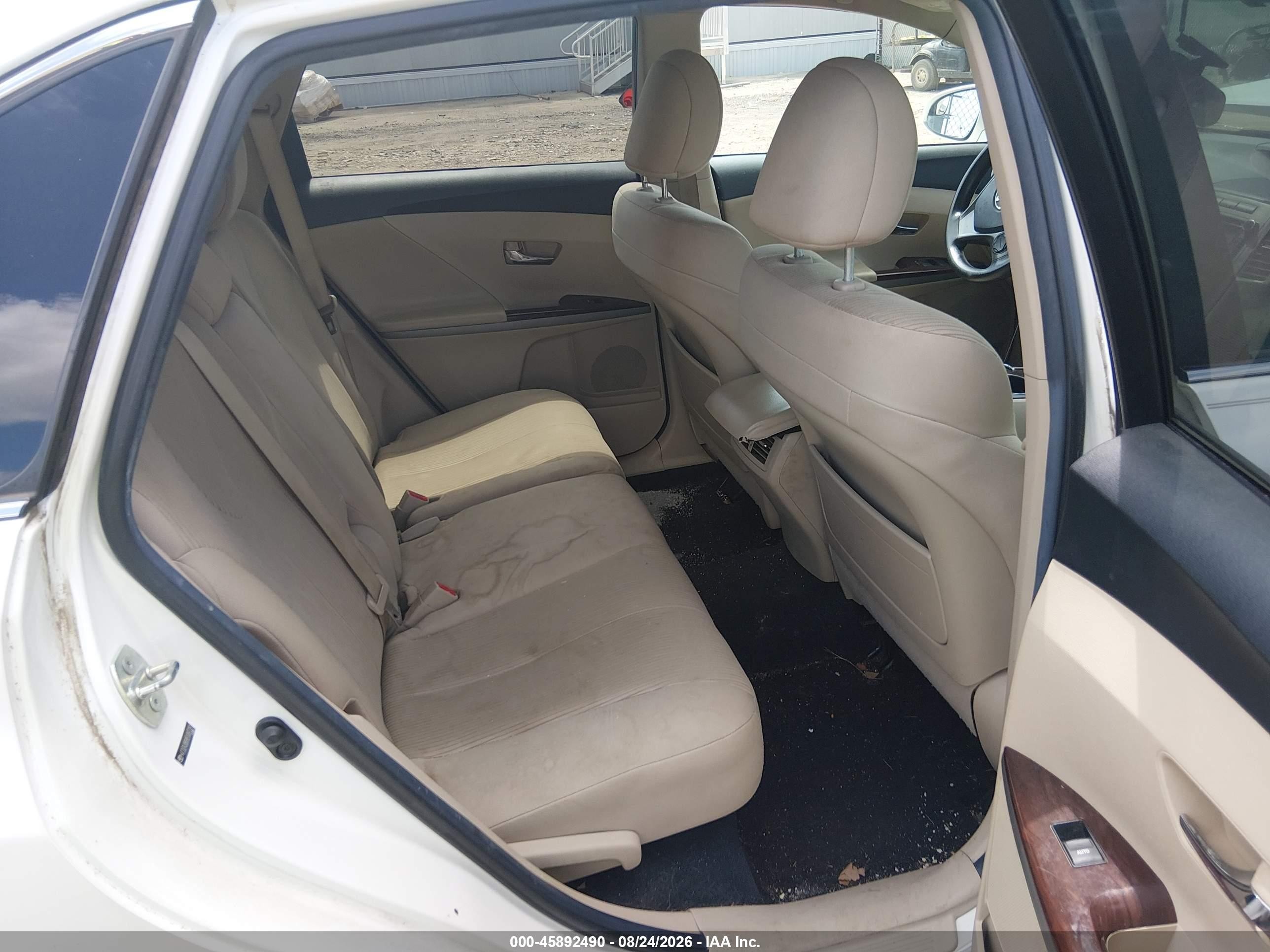 2014 Toyota Venza Le White vin: 4T3ZA3BB9EU087291