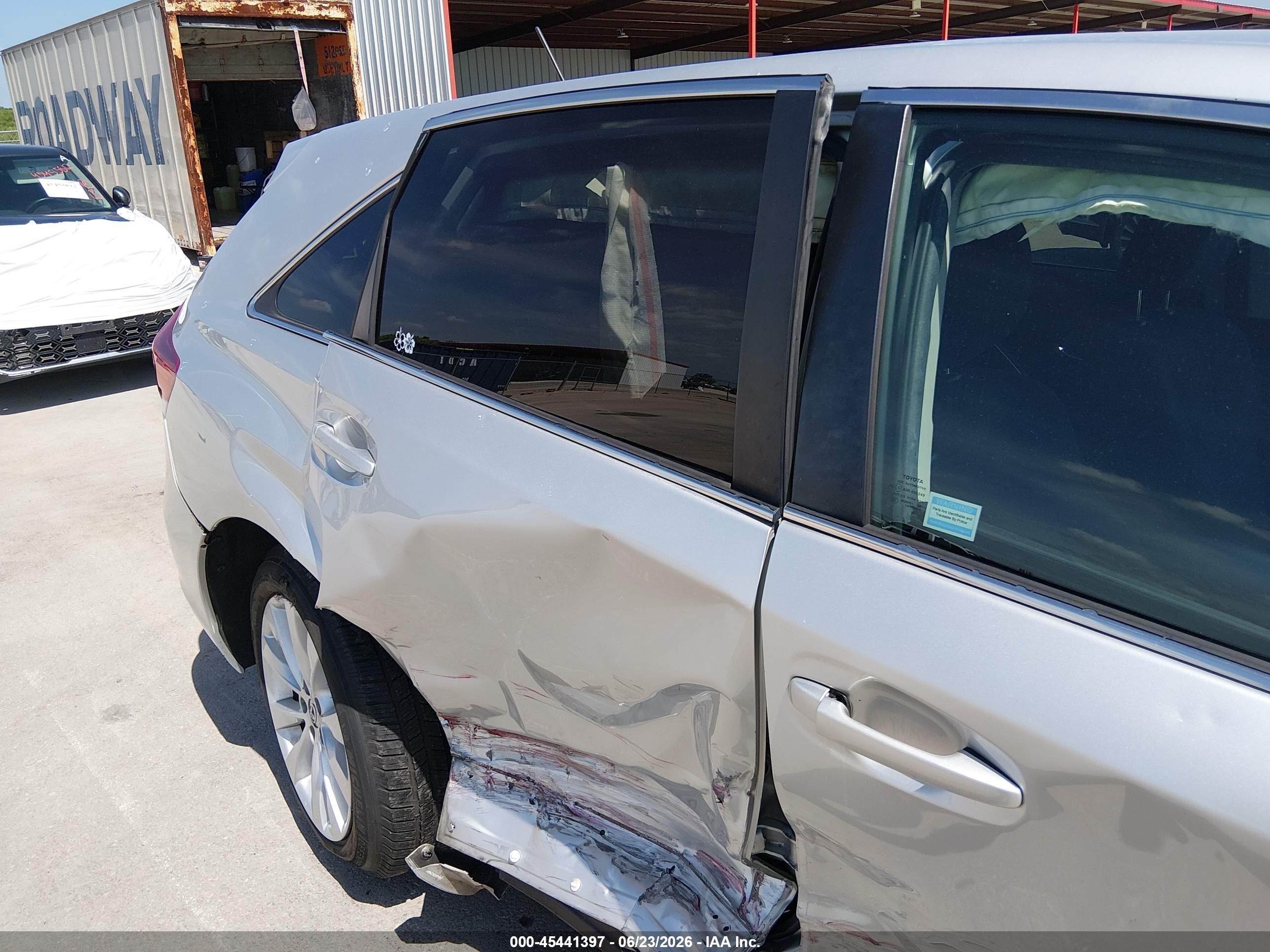 2014 Toyota Venza Le Silver vin: 4T3ZA3BB9EU089008