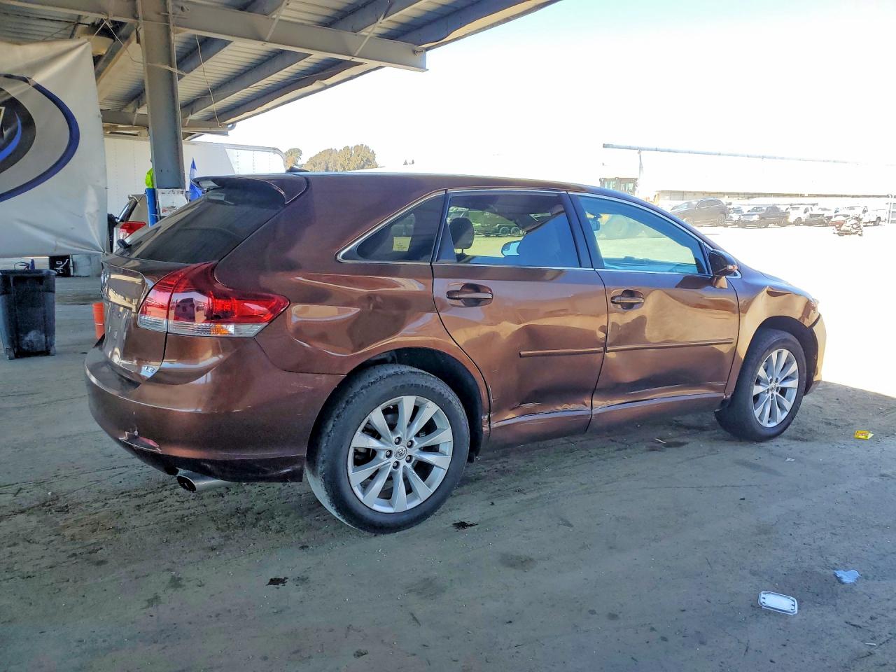 2014 Toyota Venza Le Brown vin: 4T3ZA3BB9EU089834