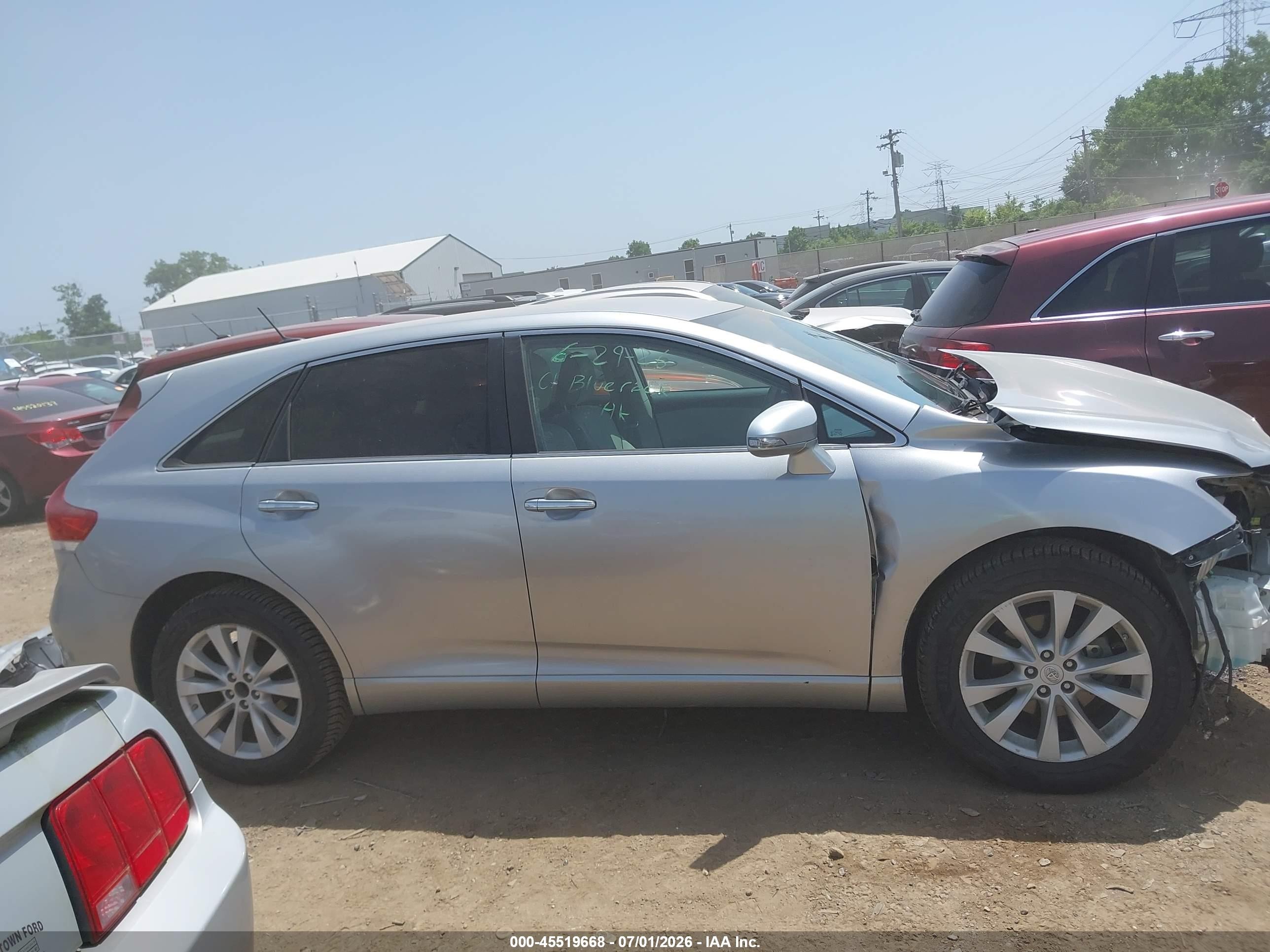 2015 Toyota Venza Xle Silver vin: 4T3ZA3BB9FU090967