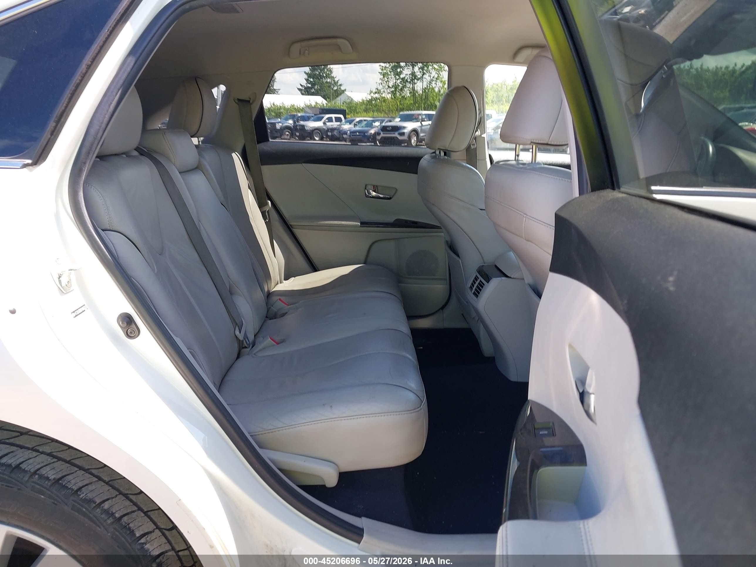 2015 Toyota Venza Le/xle White vin: 4T3ZA3BB9FU095313