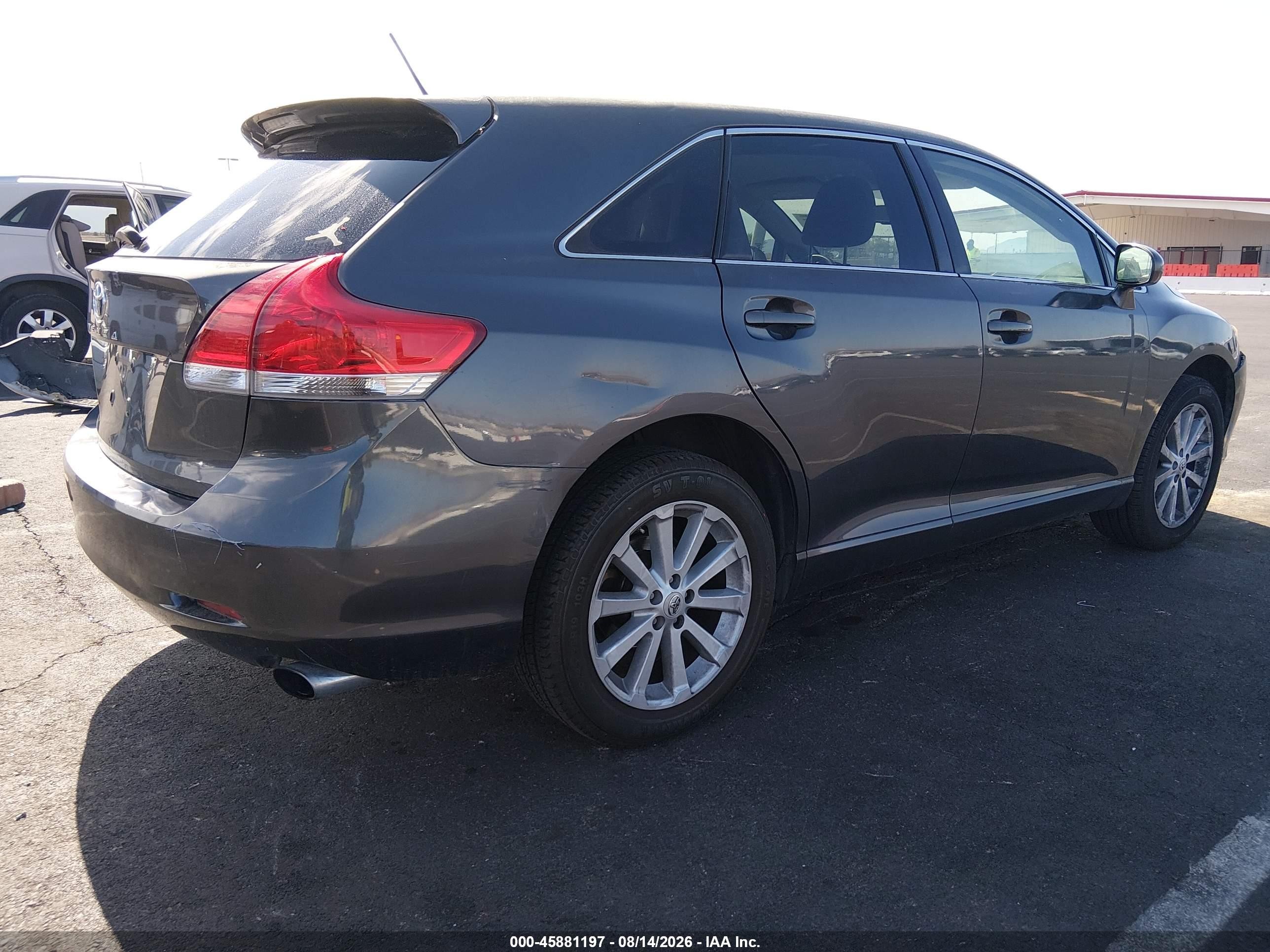 2011 Toyota Venza   Gray vin: 4T3ZA3BBXBU048110