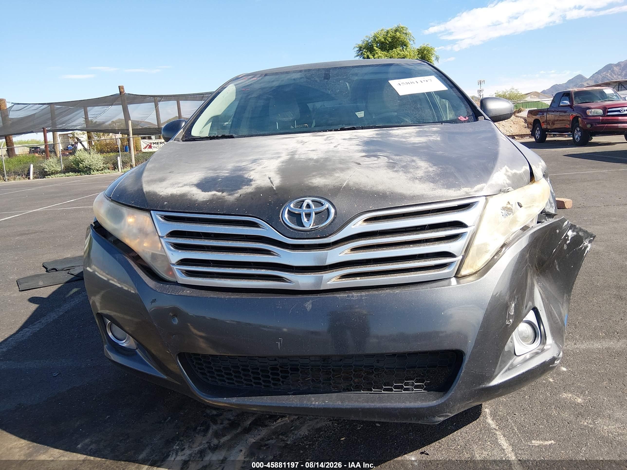 2011 Toyota Venza   Gray vin: 4T3ZA3BBXBU048110