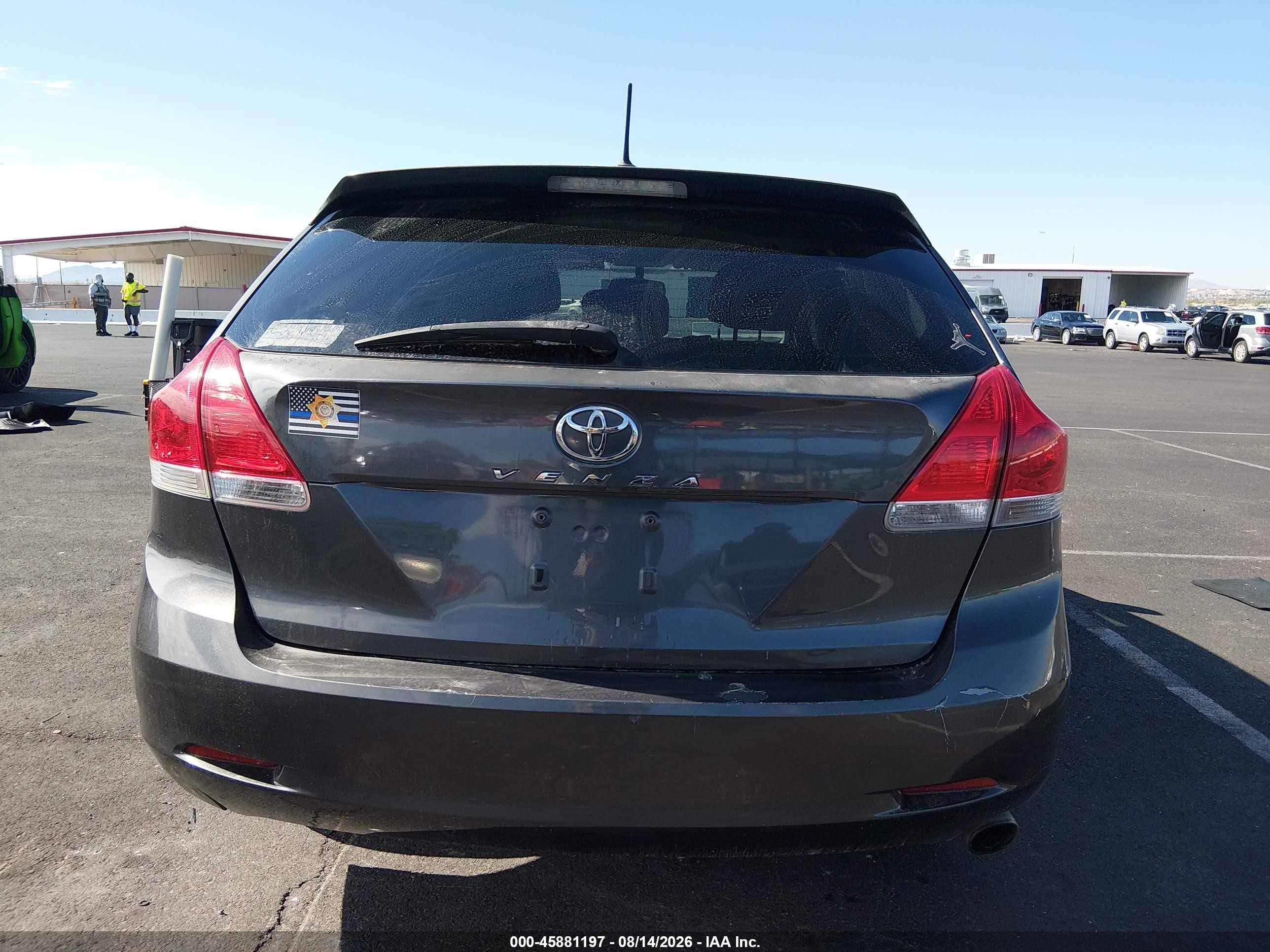 2011 Toyota Venza   Gray vin: 4T3ZA3BBXBU048110