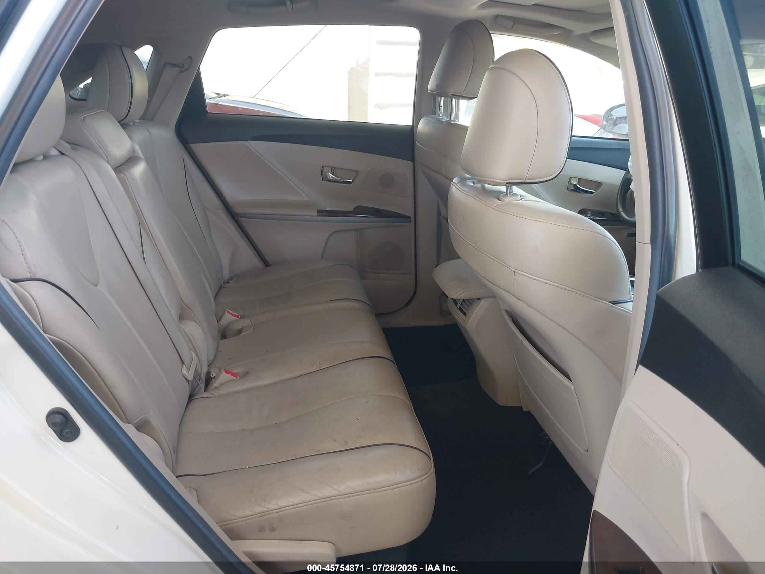 2012 Toyota Venza Xle White vin: 4T3ZA3BBXCU057455