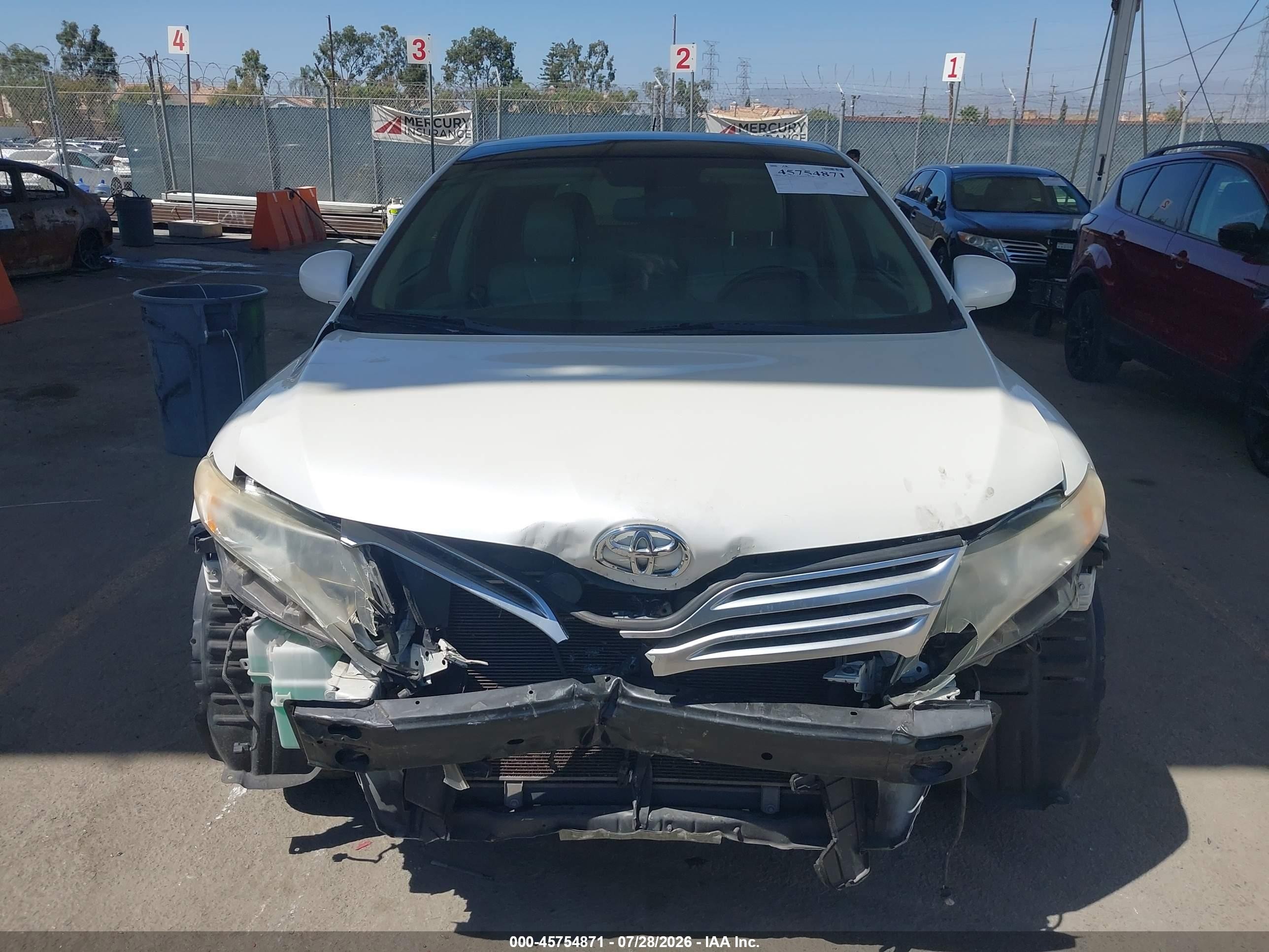2012 Toyota Venza Xle White vin: 4T3ZA3BBXCU057455