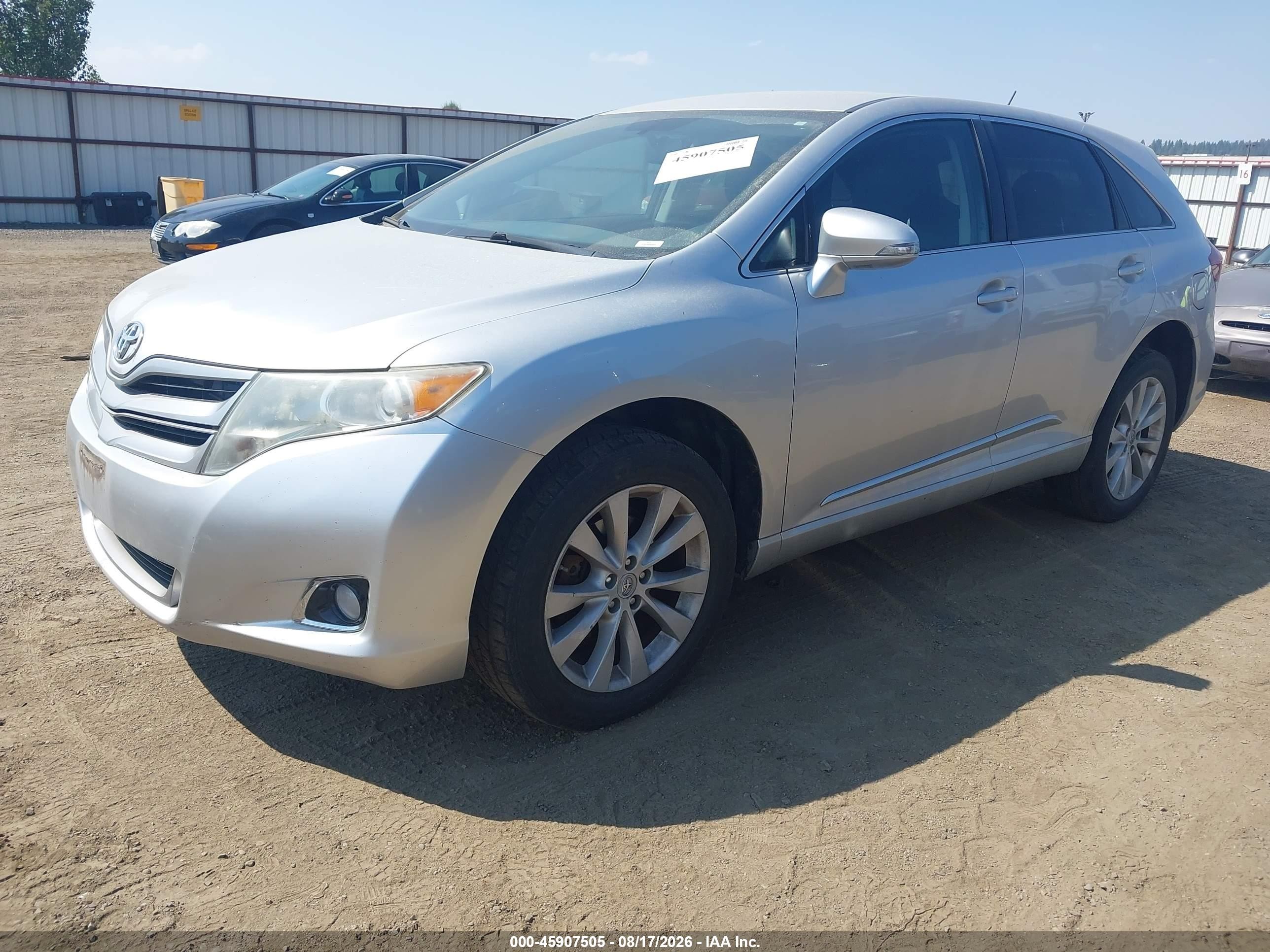 2013 Toyota Venza Le Silver vin: 4T3ZA3BBXDU070966