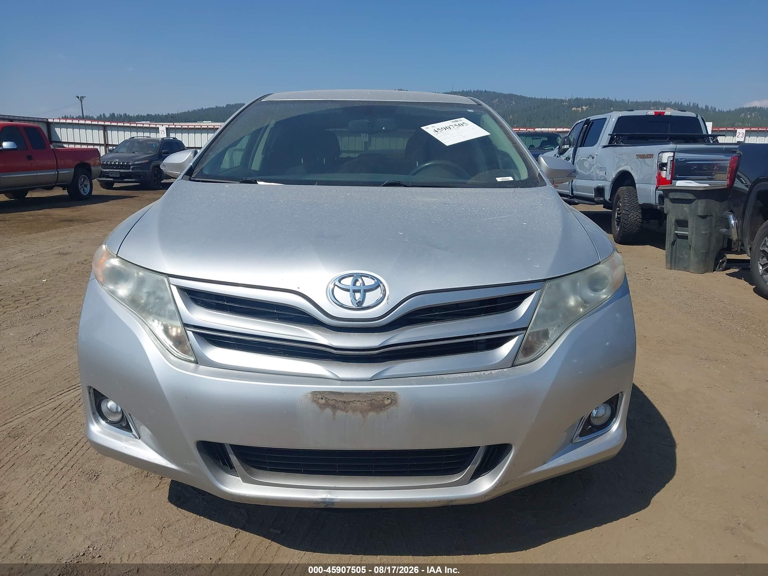 2013 Toyota Venza Le Silver vin: 4T3ZA3BBXDU070966