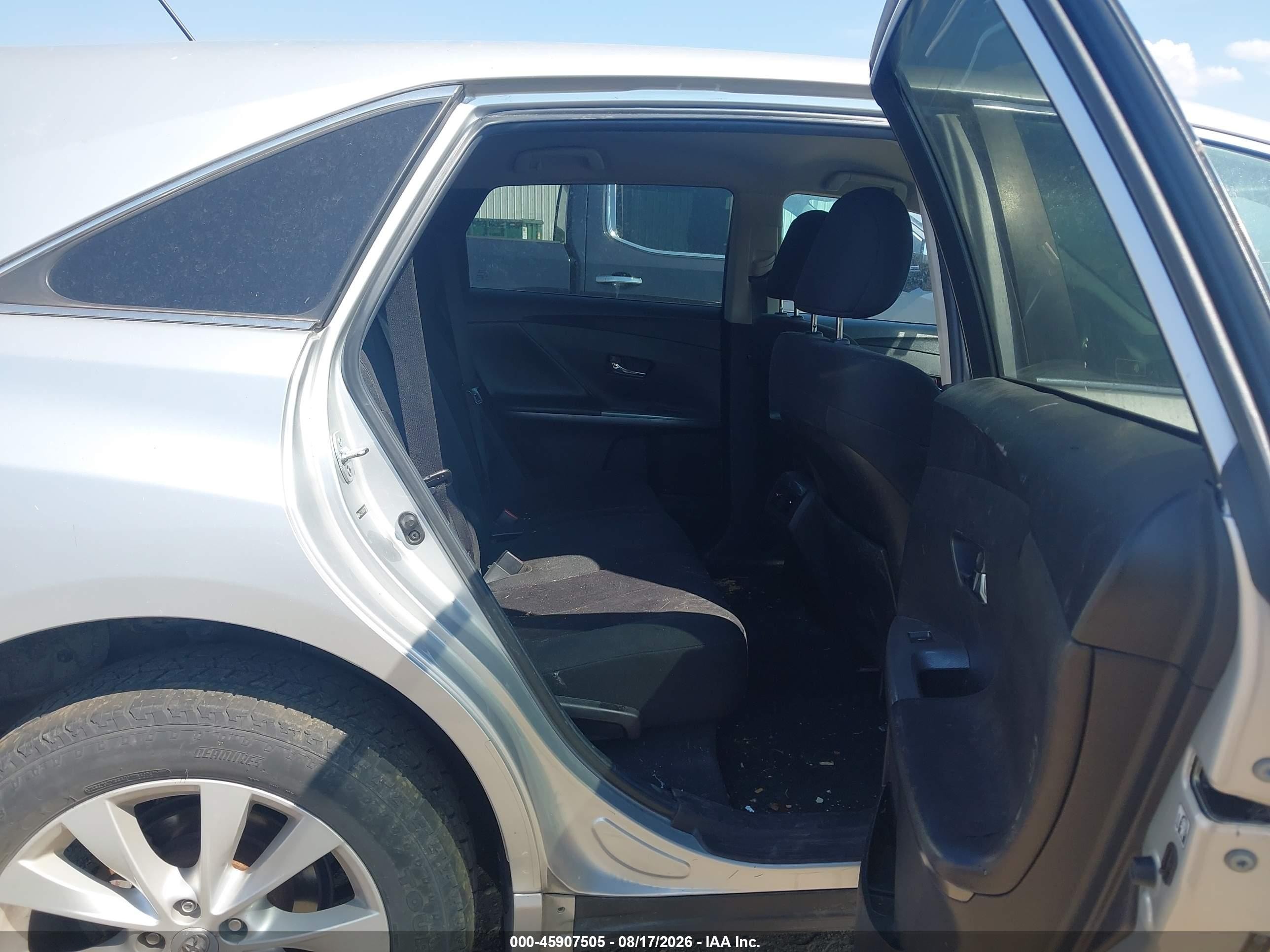2013 Toyota Venza Le Silver vin: 4T3ZA3BBXDU070966