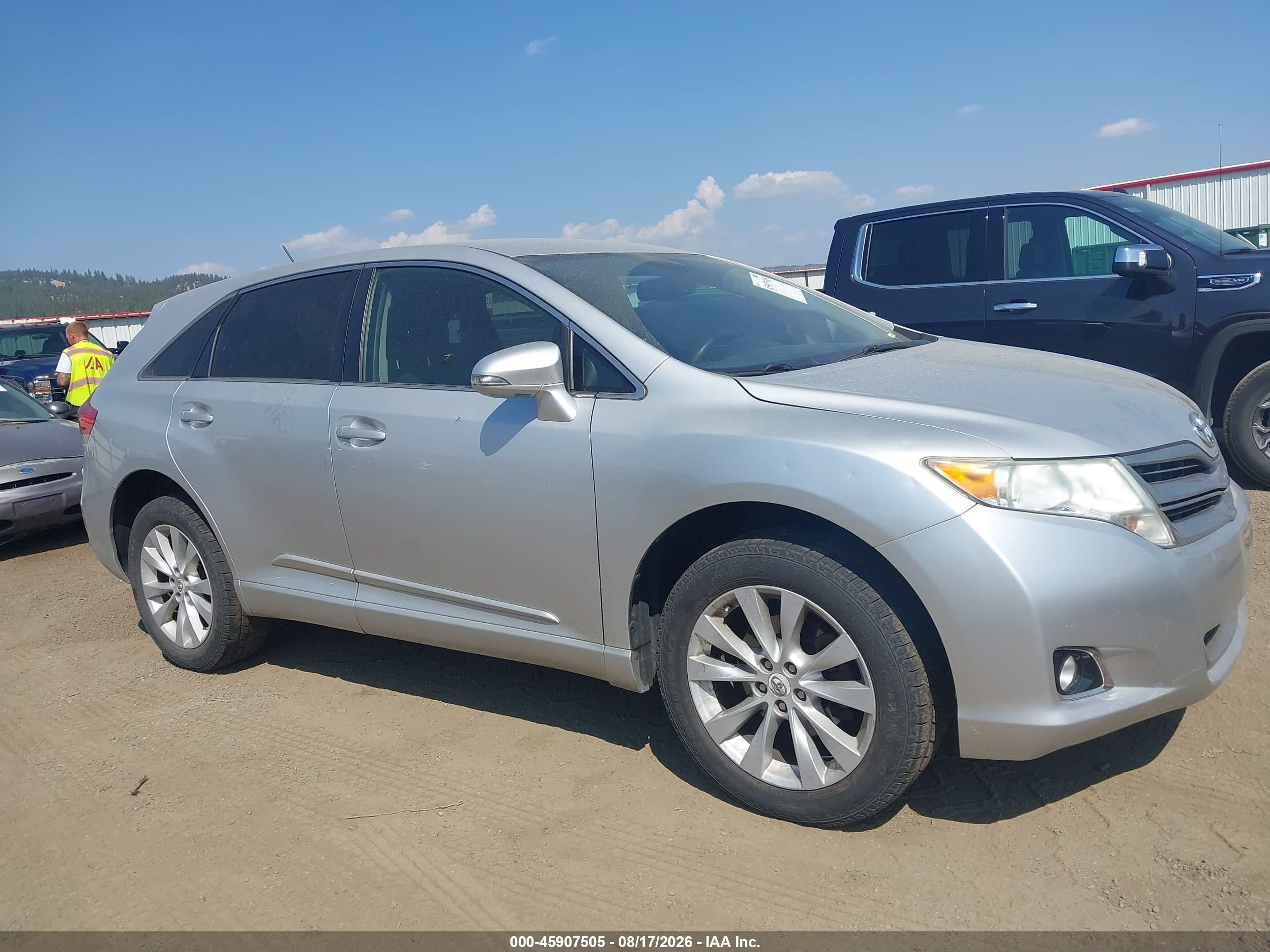 2013 Toyota Venza Le Silver vin: 4T3ZA3BBXDU070966