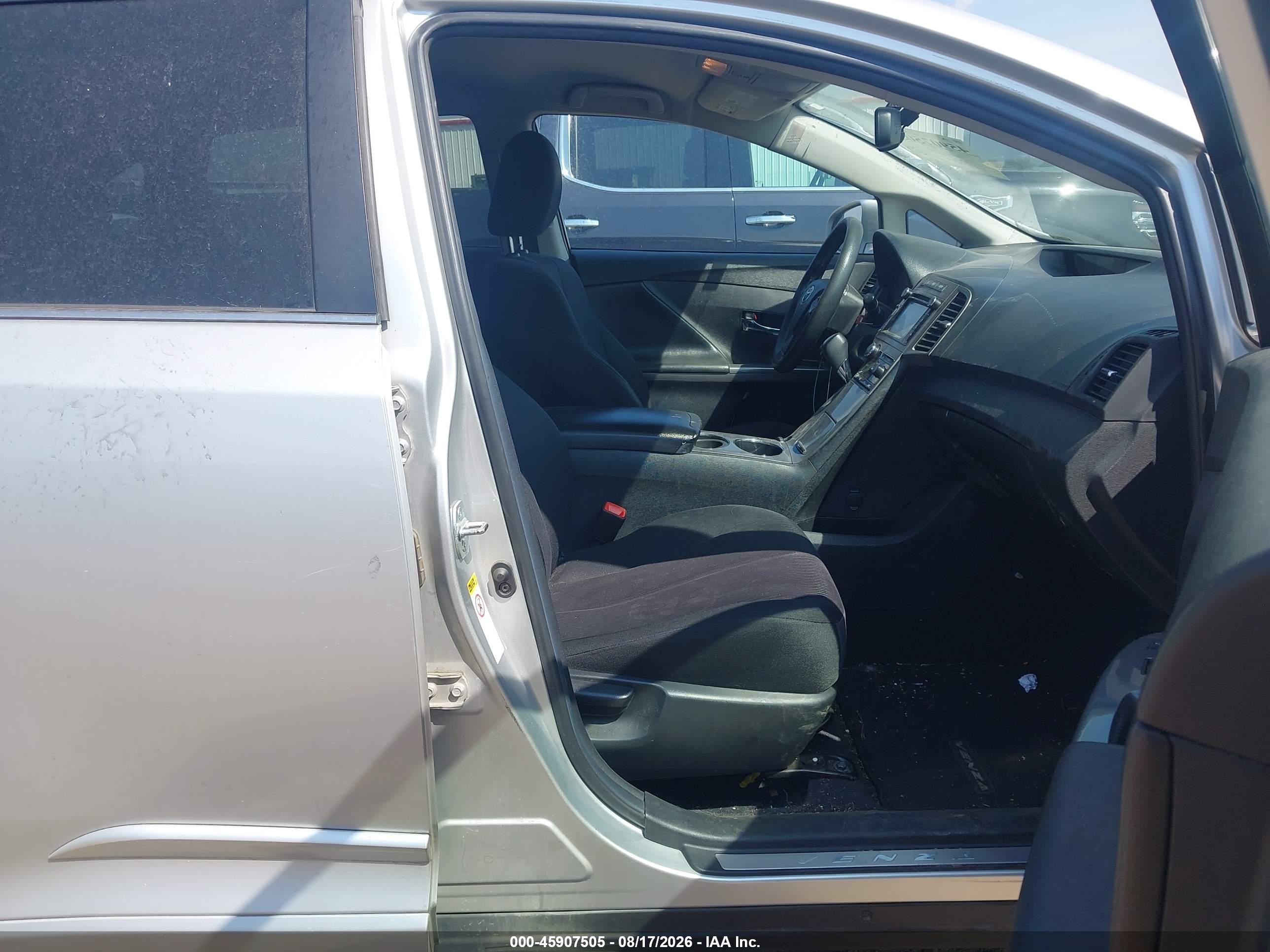 2013 Toyota Venza Le Silver vin: 4T3ZA3BBXDU070966