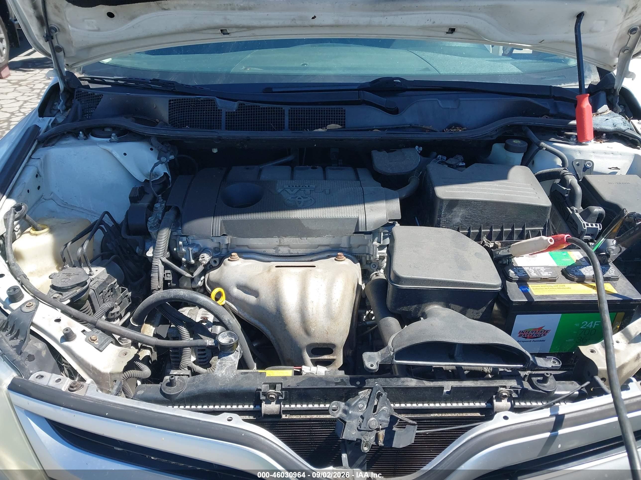 2013 Toyota Venza Le White vin: 4T3ZA3BBXDU072314
