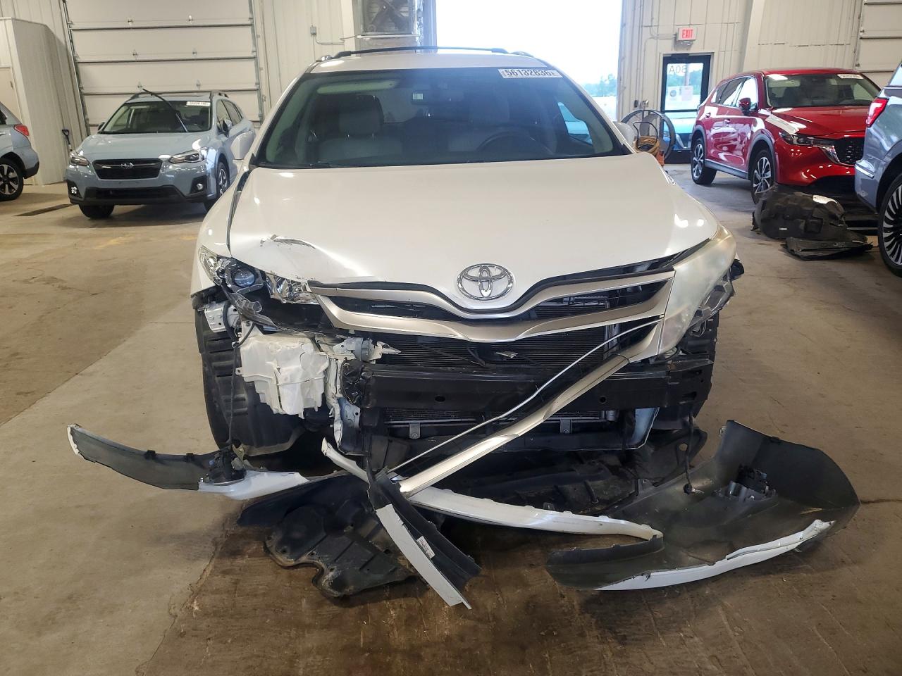 2013 Toyota Venza Le White vin: 4T3ZA3BBXDU073821