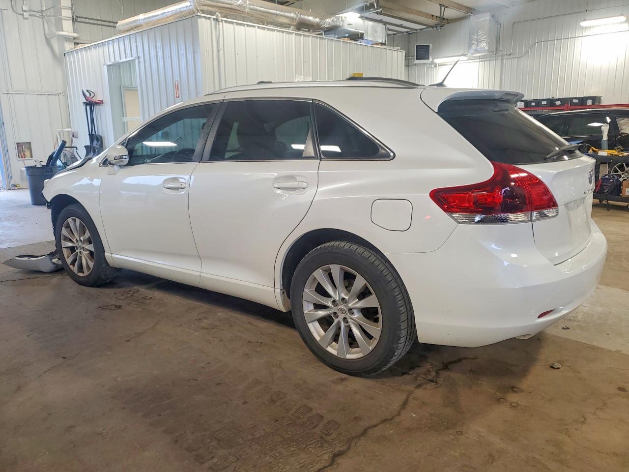2013 Toyota Venza Le White vin: 4T3ZA3BBXDU073821