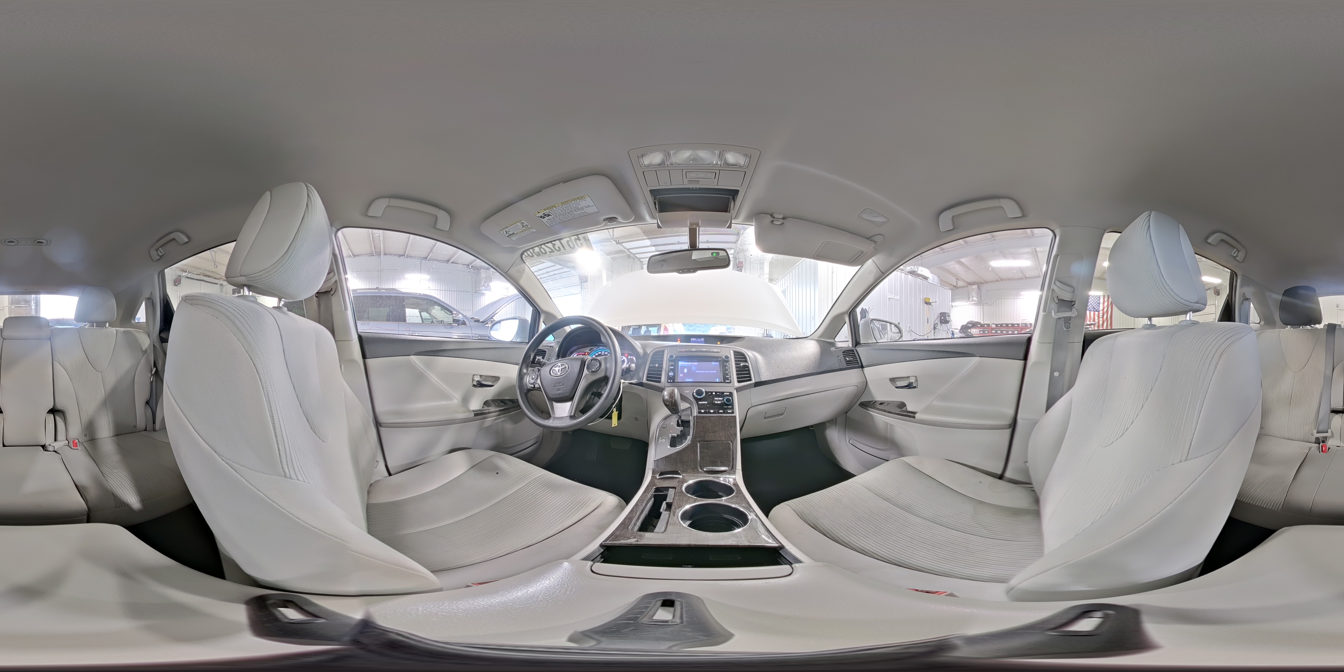 2013 Toyota Venza Le White vin: 4T3ZA3BBXDU073821