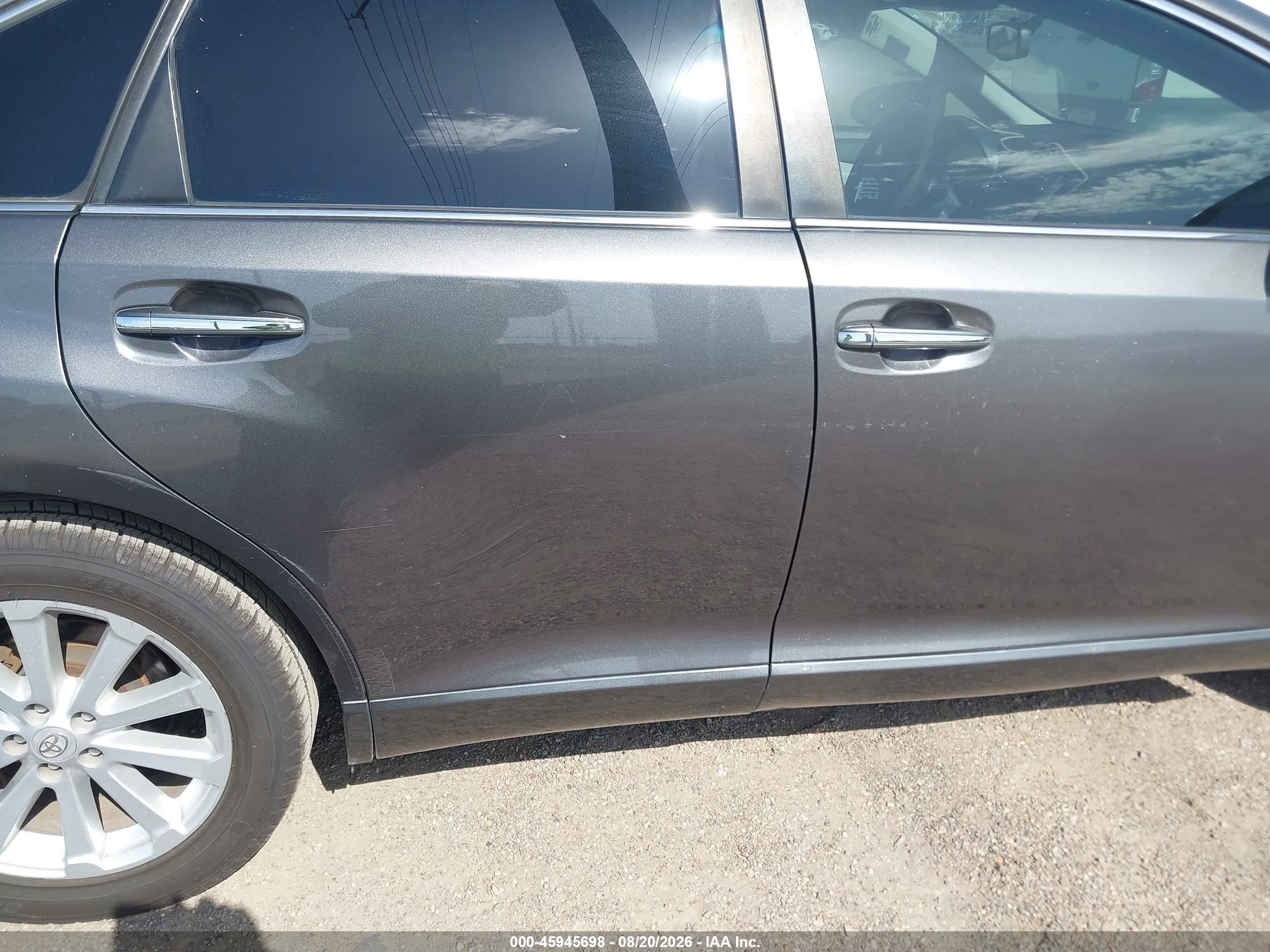 2014 Toyota Venza Xle Gray vin: 4T3ZA3BBXEU085209