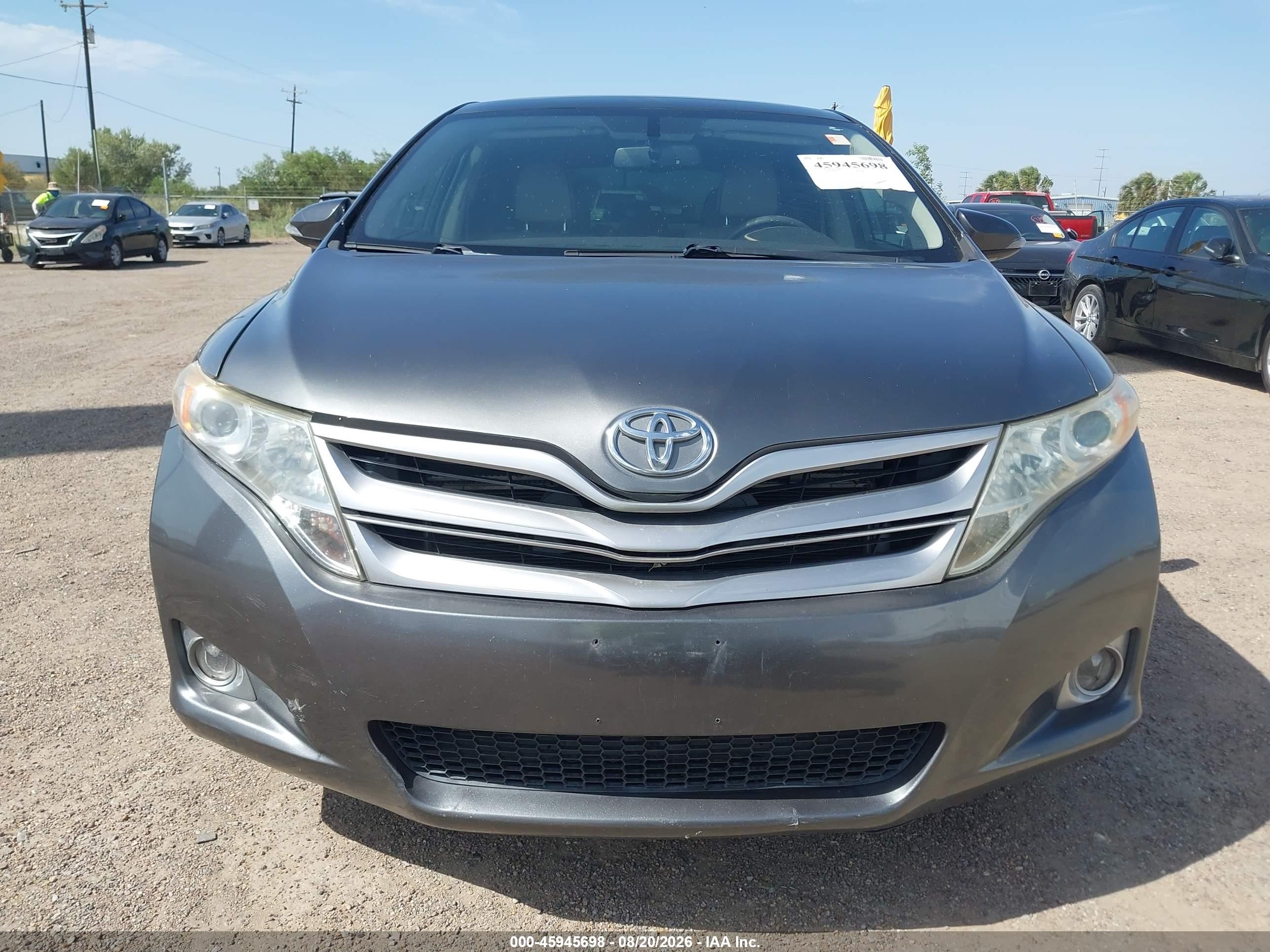 2014 Toyota Venza Xle Gray vin: 4T3ZA3BBXEU085209