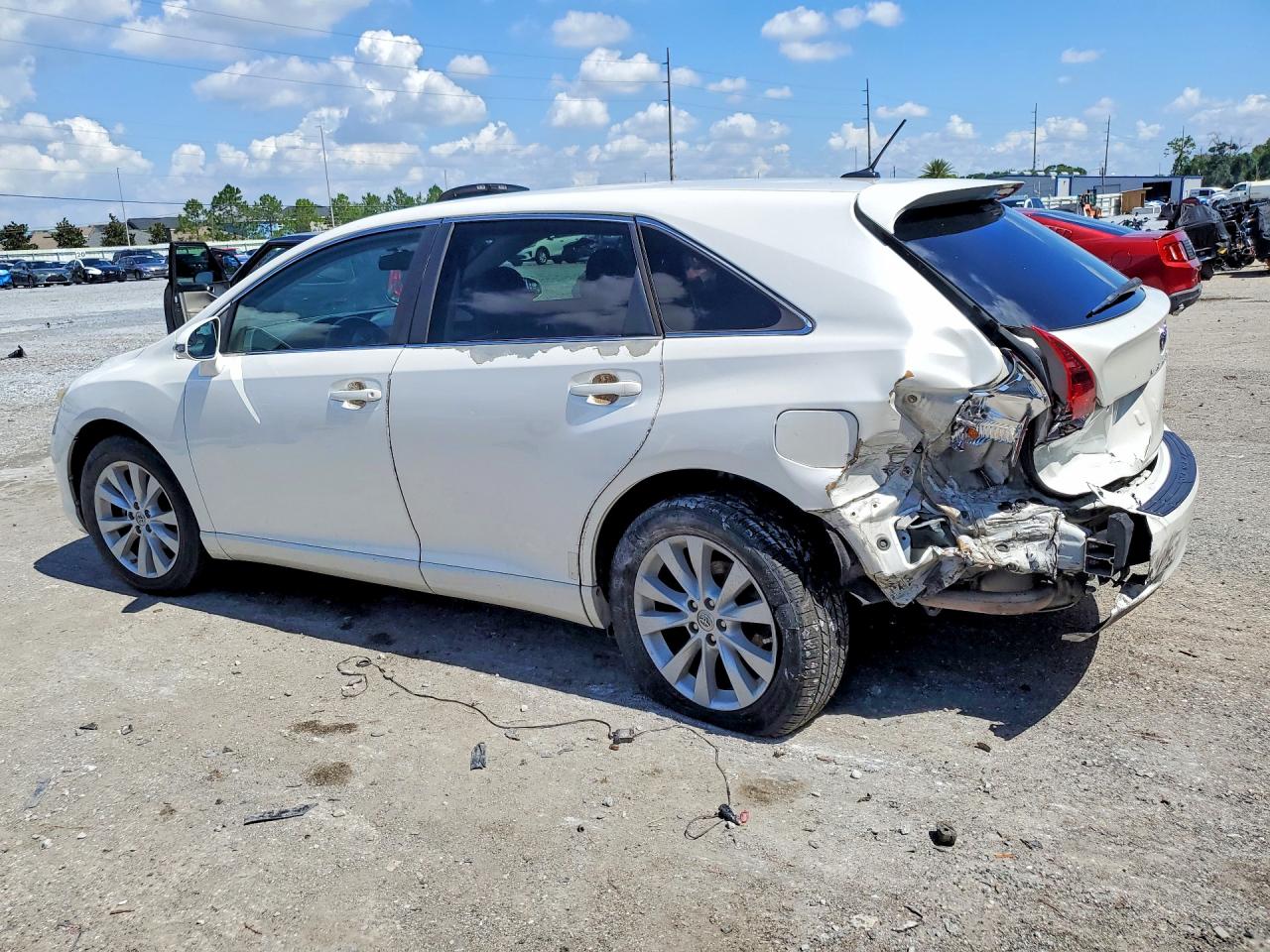 2015 Toyota Venza Le White vin: 4T3ZA3BBXFU095014
