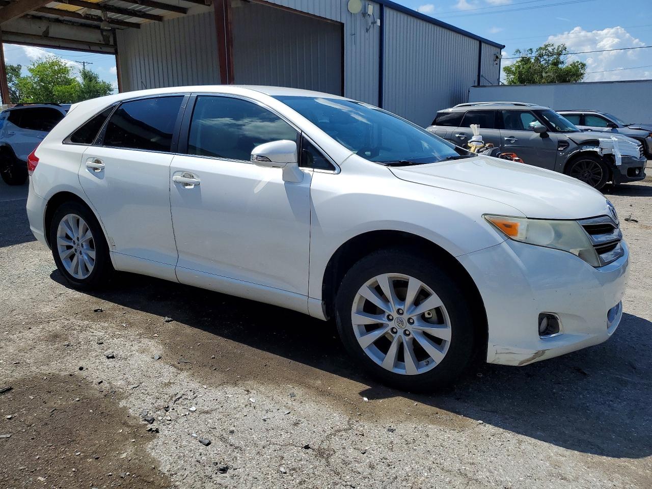 2015 Toyota Venza Le White vin: 4T3ZA3BBXFU095014