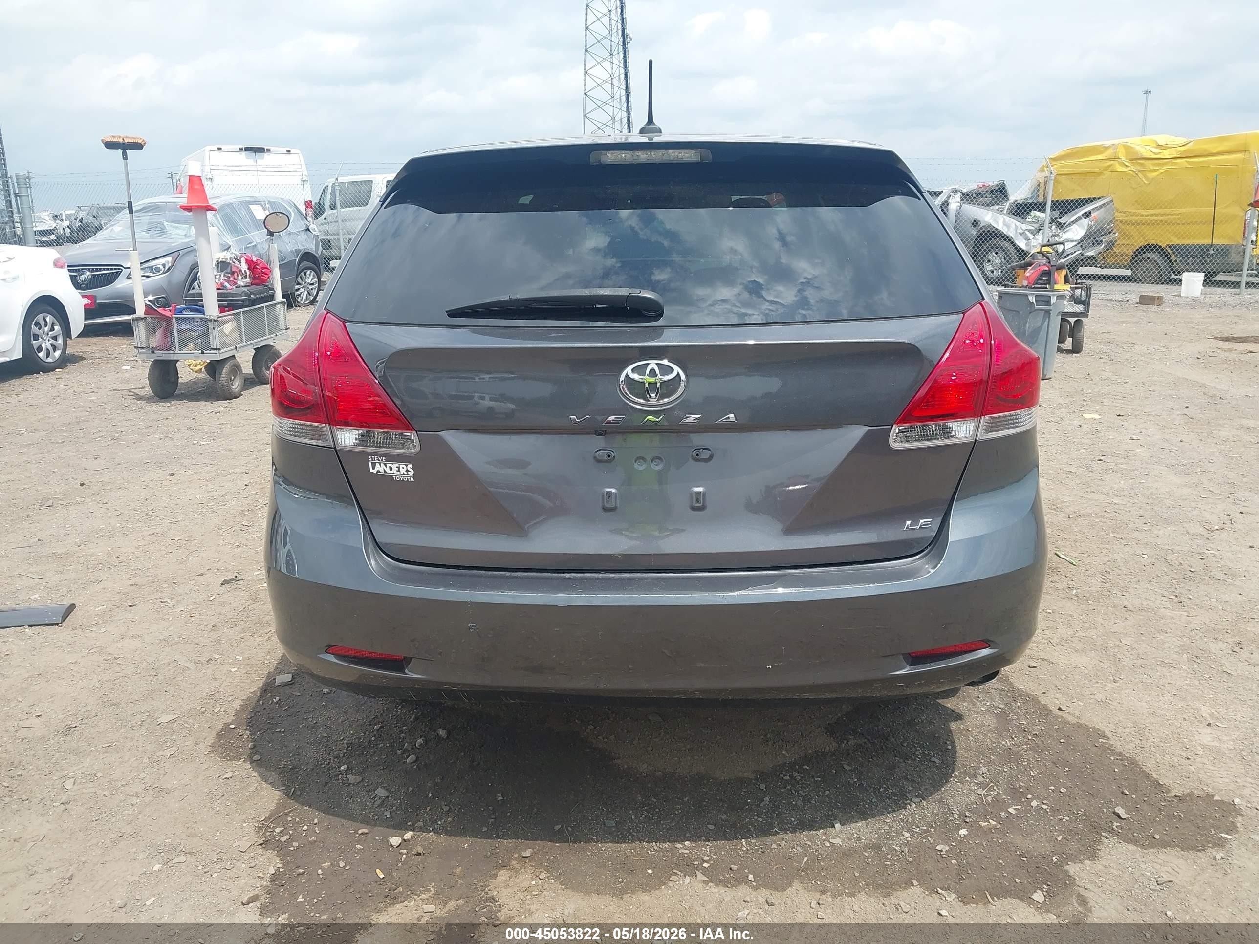 2015 Toyota Venza Le/xle Серый vin: 4T3ZA3BBXFU095613