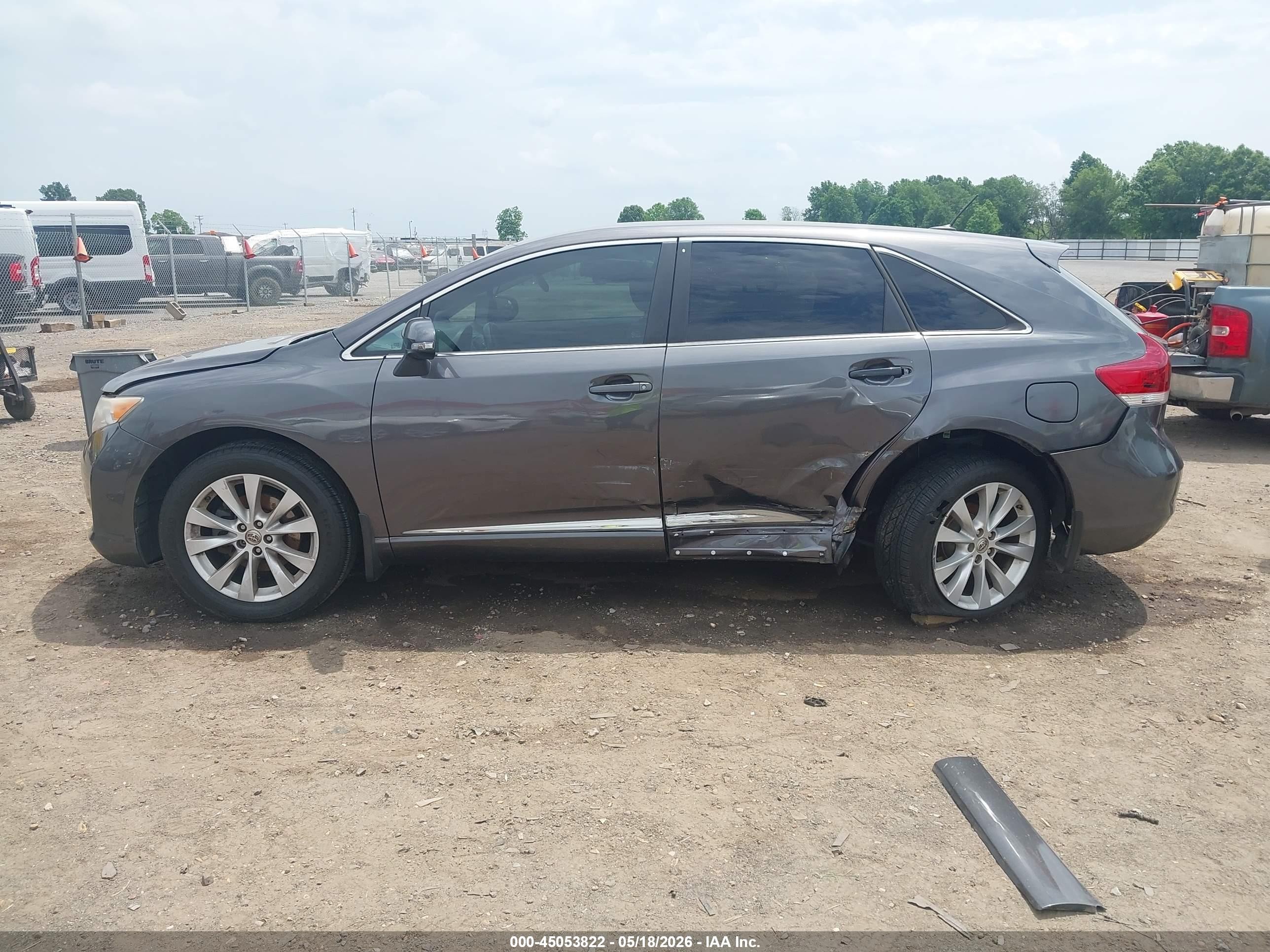 2015 Toyota Venza Le/xle Серый vin: 4T3ZA3BBXFU095613