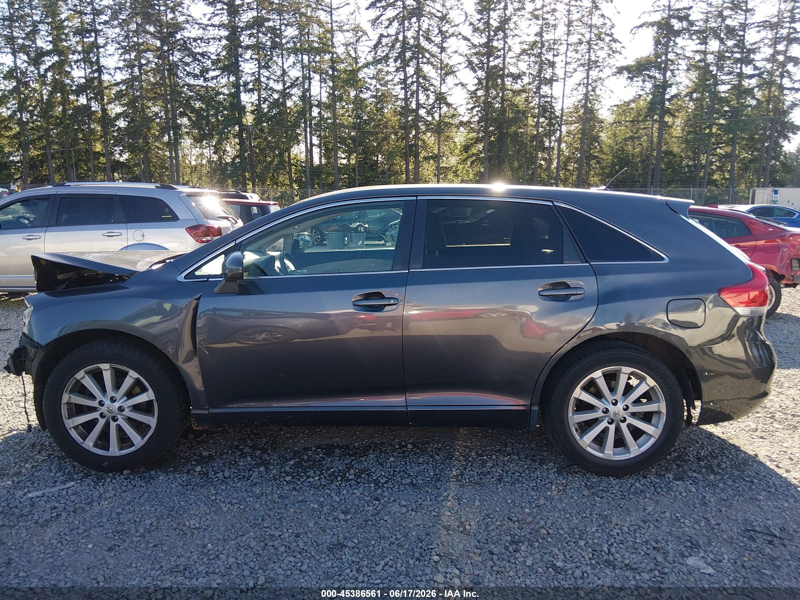 2009 Toyota Venza   Gray vin: 4T3ZE11A09U001602