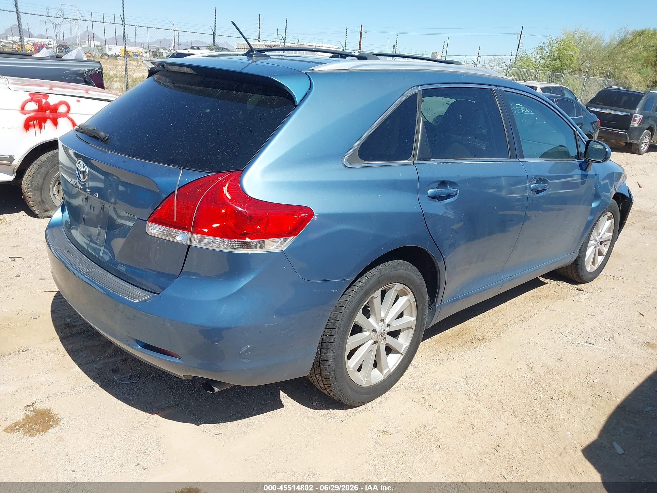 2009 Toyota Venza   Синий vin: 4T3ZE11A09U006802