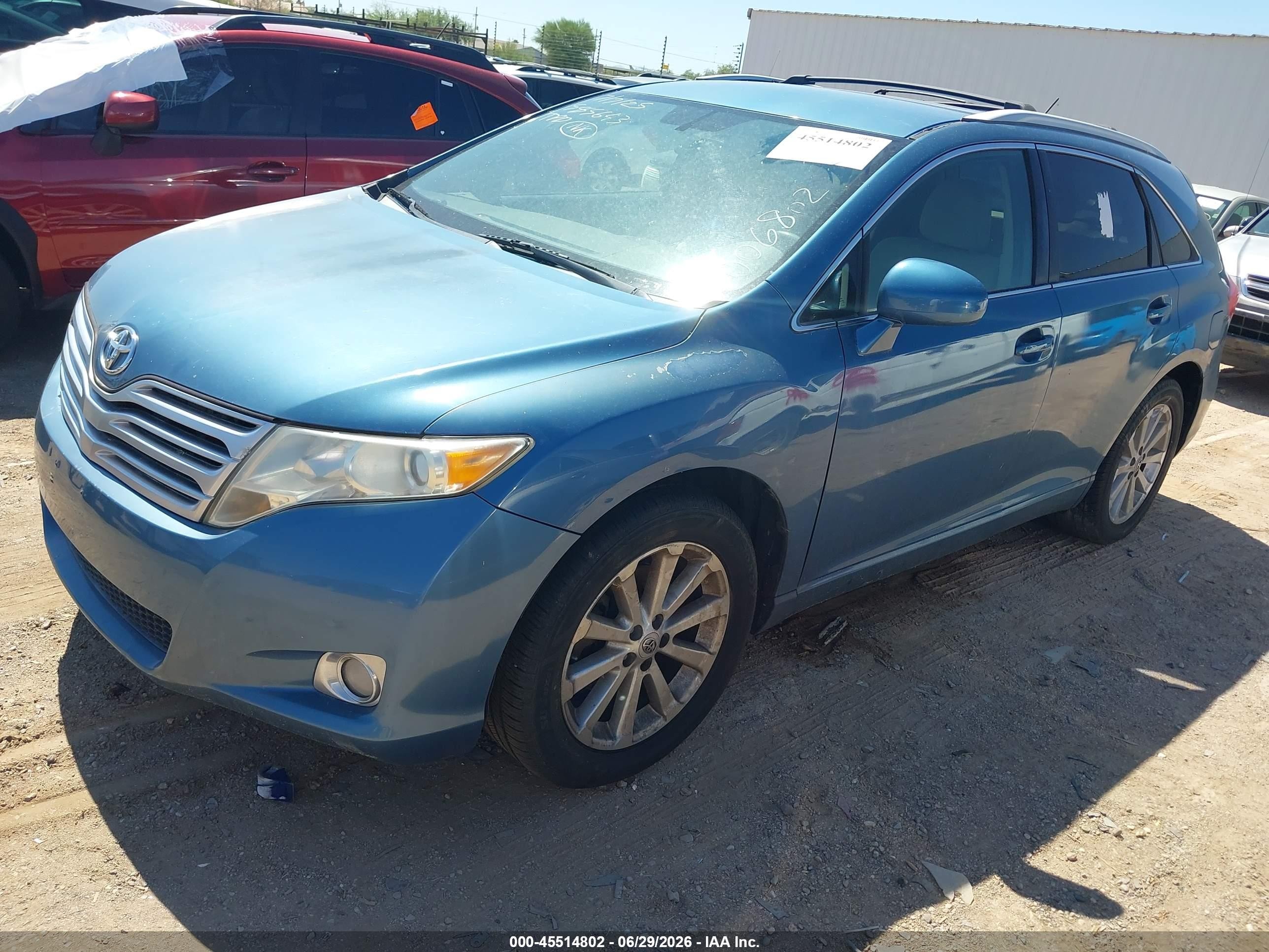 2009 Toyota Venza   Синий vin: 4T3ZE11A09U006802