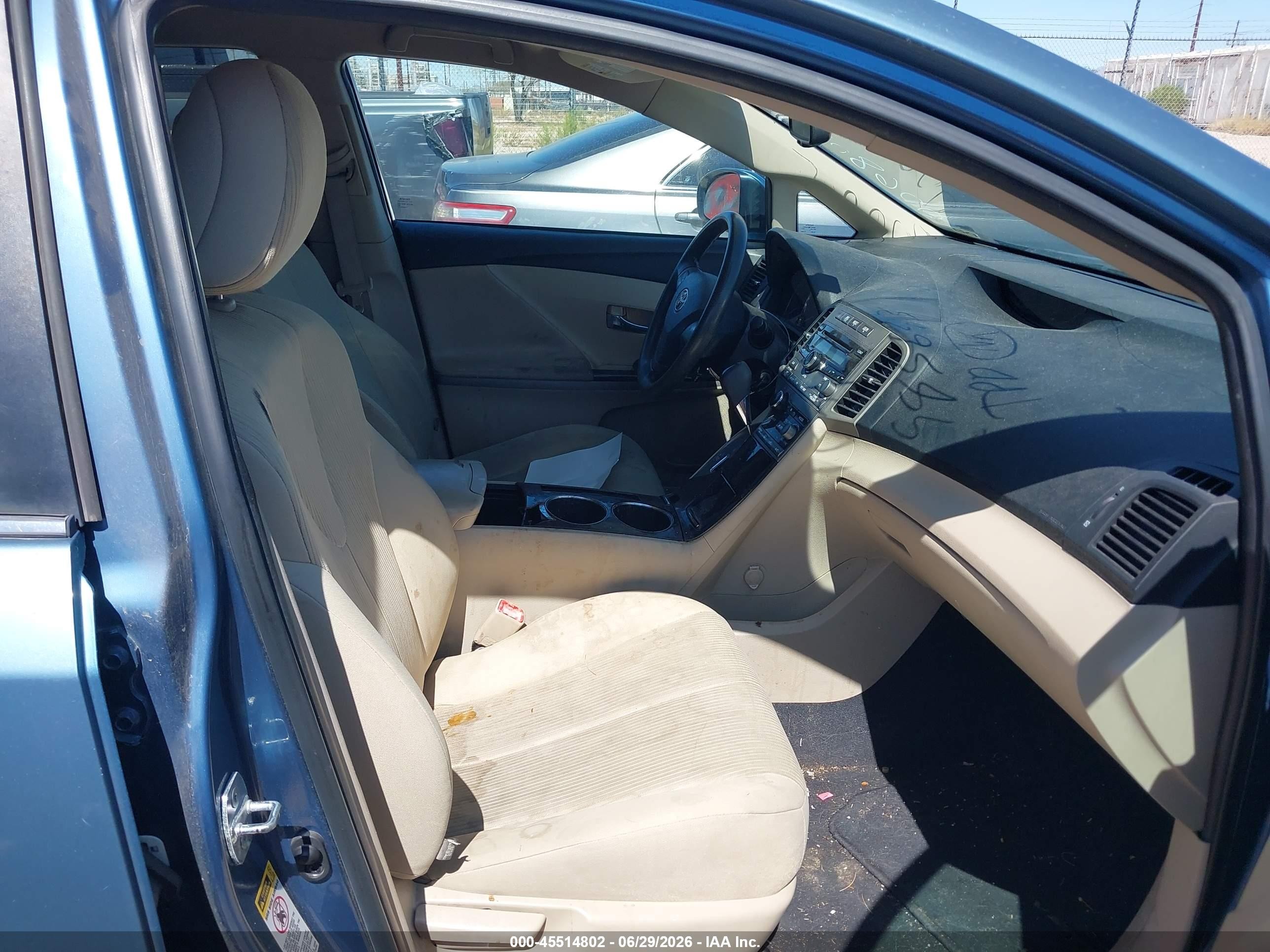 2009 Toyota Venza   Синий vin: 4T3ZE11A09U006802