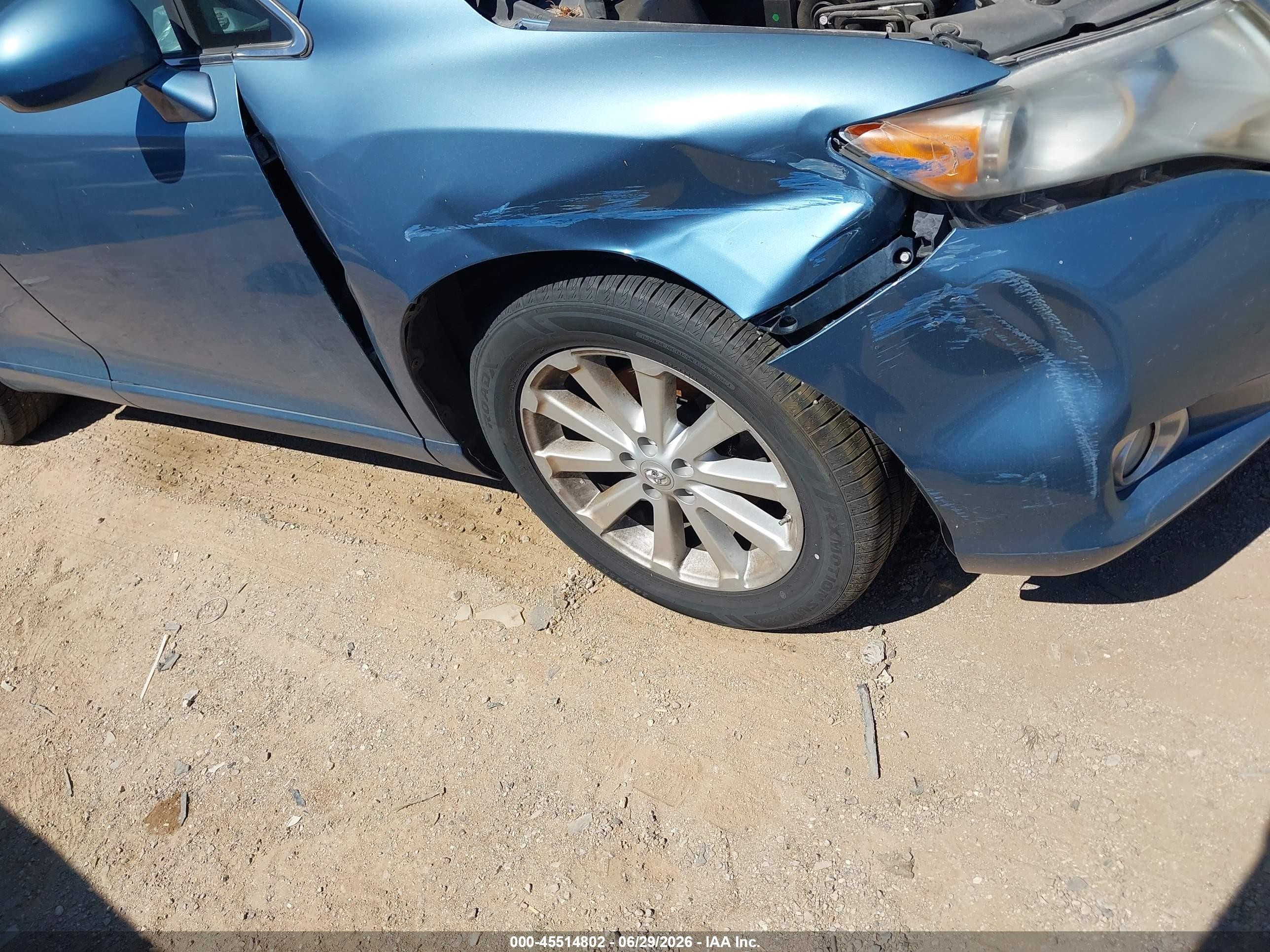 2009 Toyota Venza   Синий vin: 4T3ZE11A09U006802