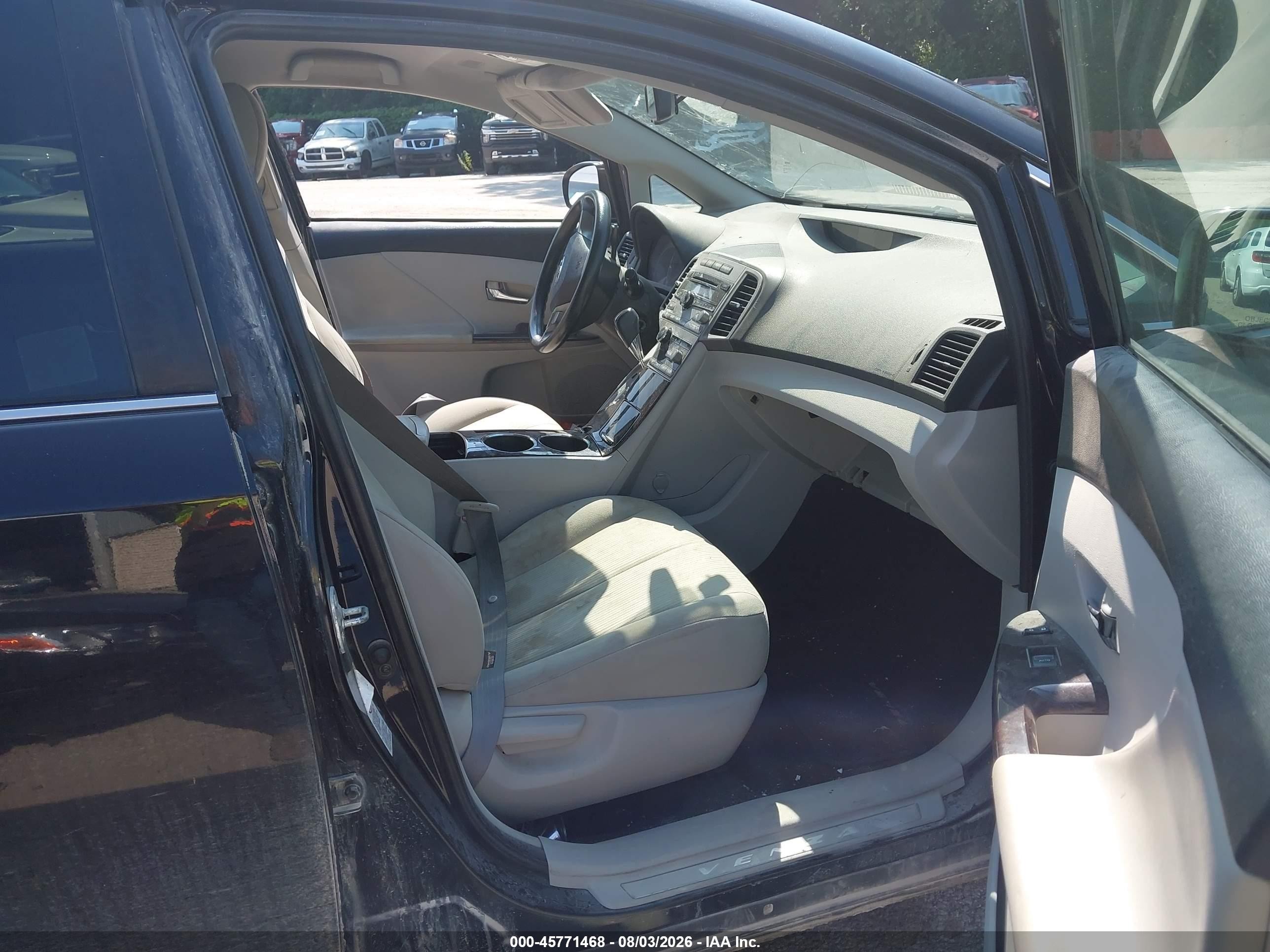 2009 Toyota Venza   Black vin: 4T3ZE11A09U010381