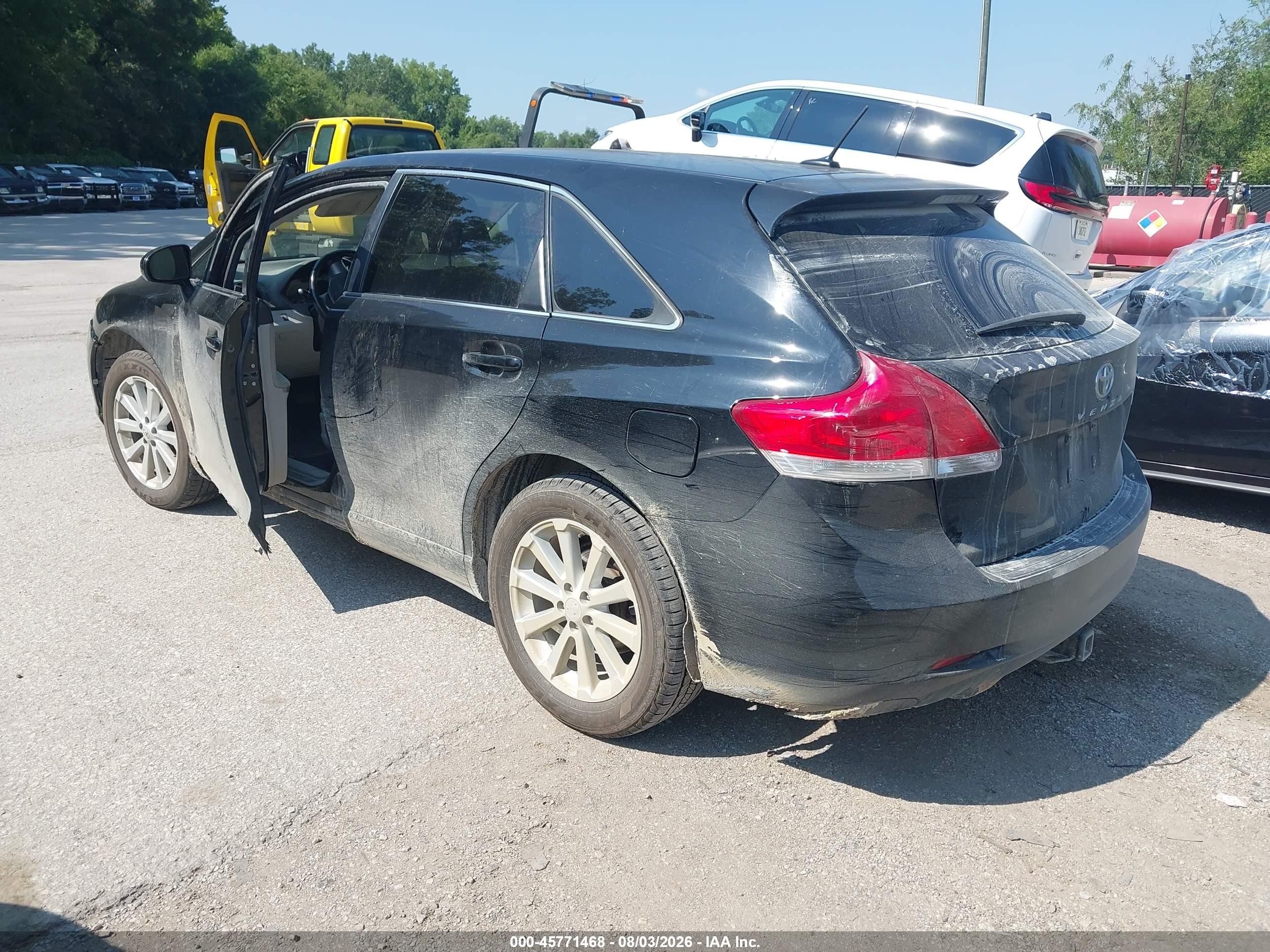 2009 Toyota Venza   Black vin: 4T3ZE11A09U010381