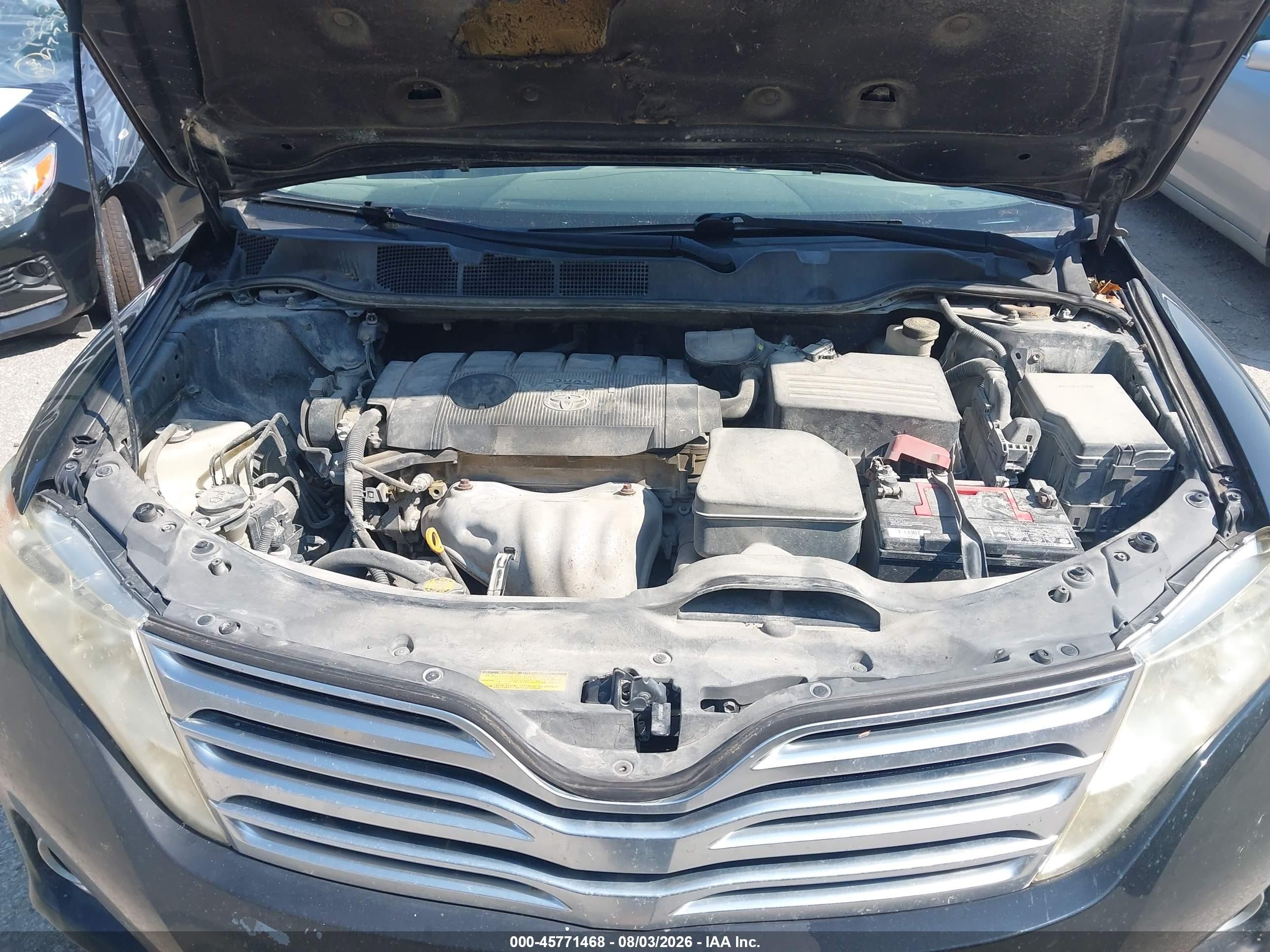2009 Toyota Venza   Black vin: 4T3ZE11A09U010381