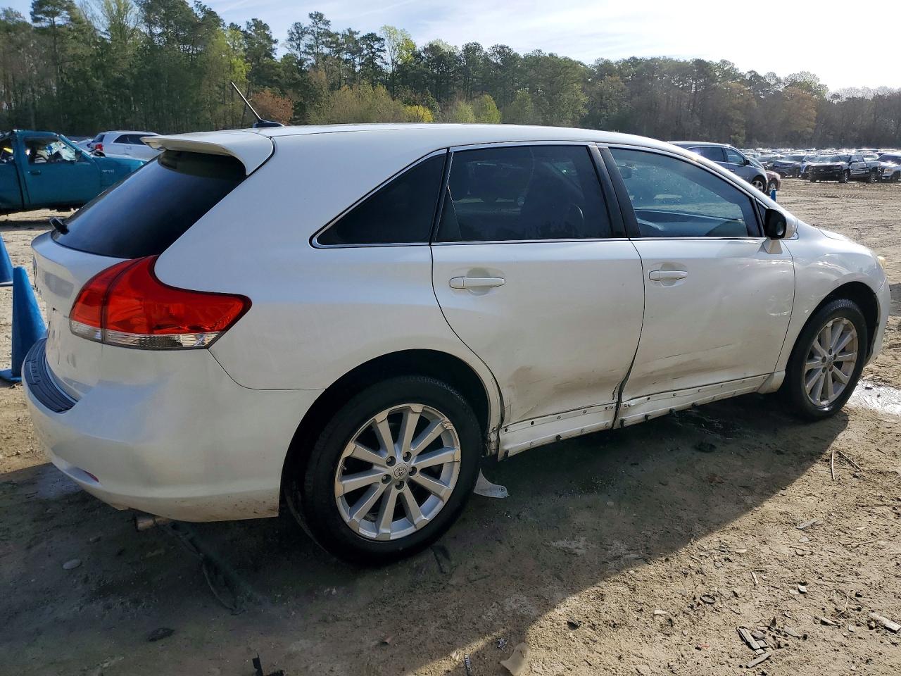 2009 Toyota Venza Fwd 4cyl White vin: 4T3ZE11A19U006100