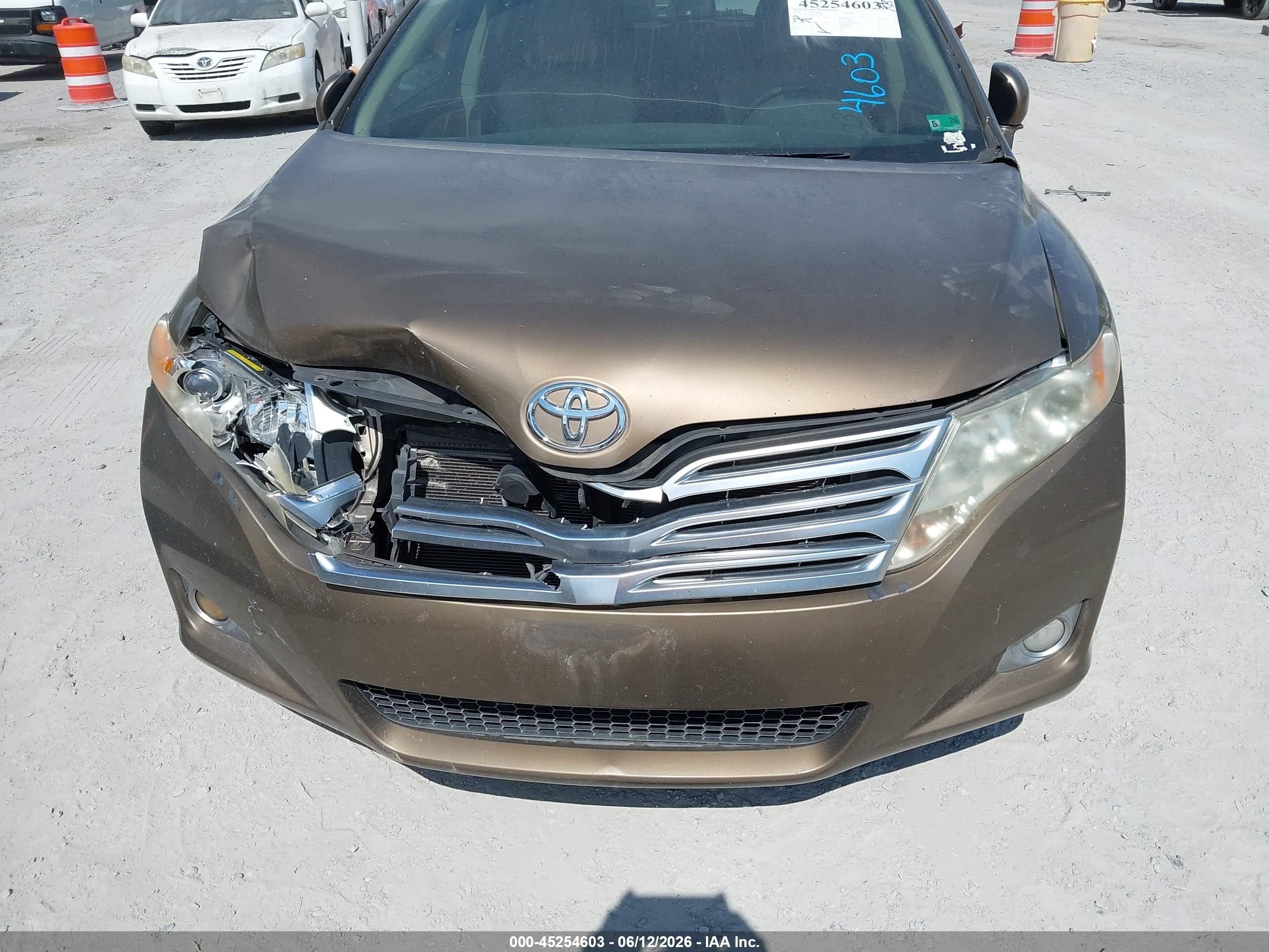 2009 Toyota Venza   Gold vin: 4T3ZE11A29U003786