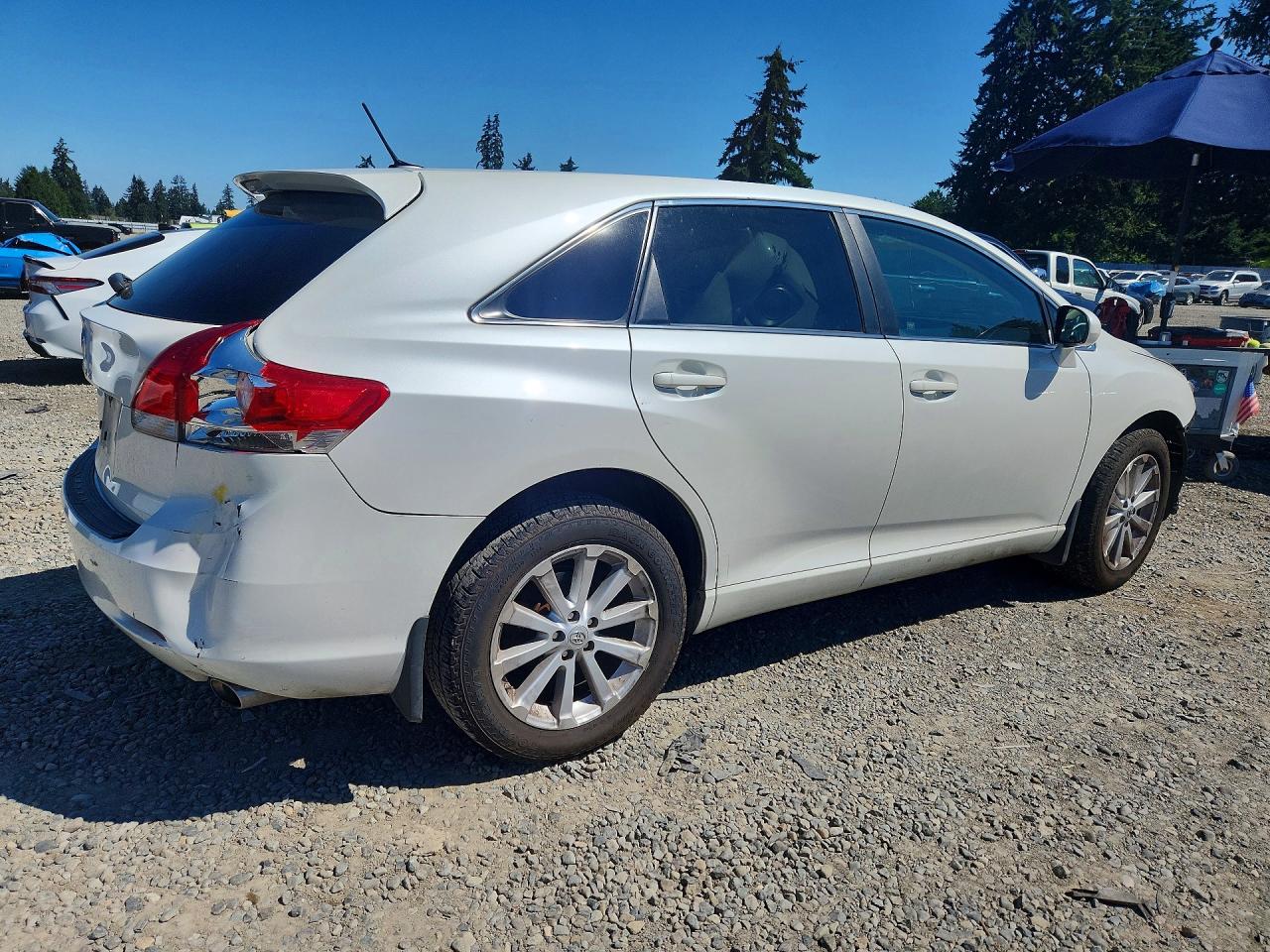 2009 Toyota Venza Fwd 4cyl White vin: 4T3ZE11A39U001366