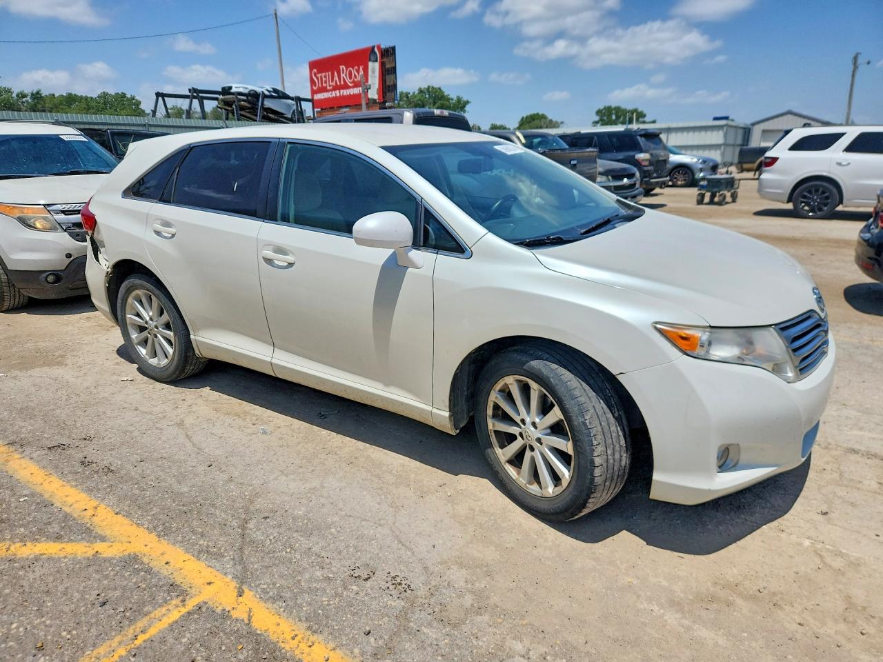 2009 Toyota Venza Fwd 4cyl White vin: 4T3ZE11A39U019110