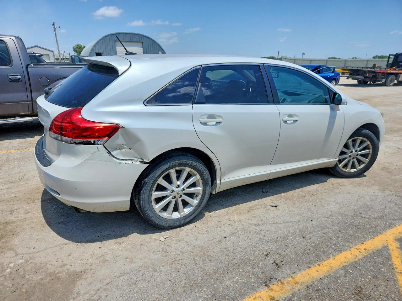 2009 Toyota Venza Fwd 4cyl White vin: 4T3ZE11A39U019110