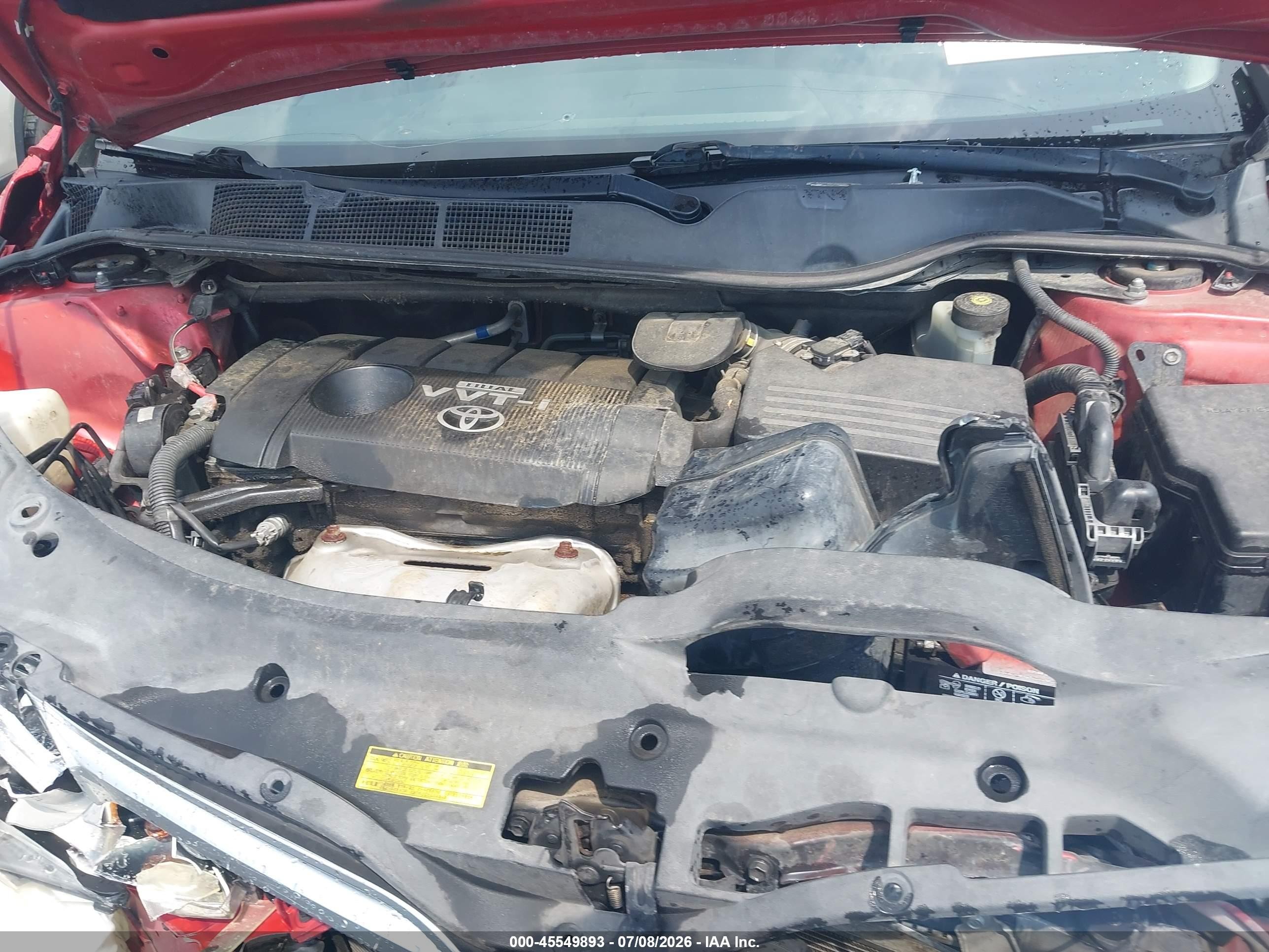 2009 Toyota Venza   Red vin: 4T3ZE11A59U007623